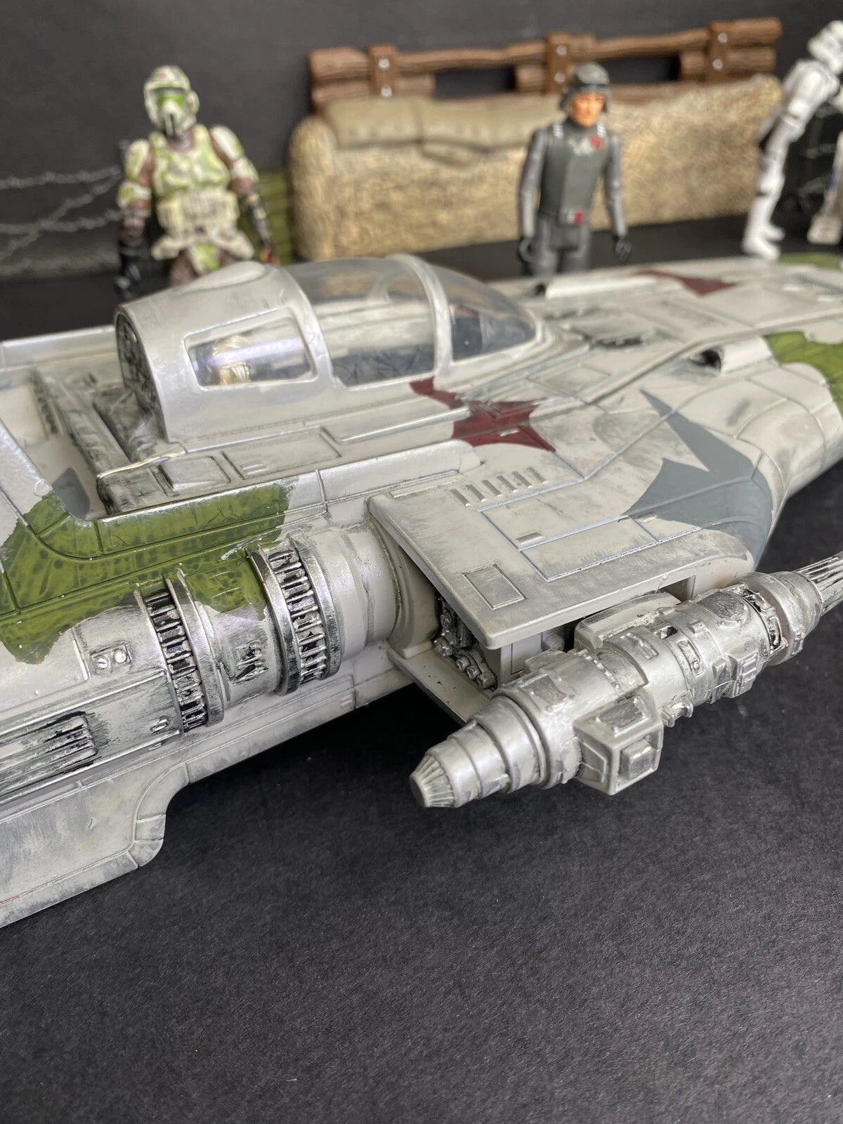 A-Wing “Hunter’s Fang” –  Rebel Interceptor Kashyyyk Camo Starfighter Star Wars - view 13