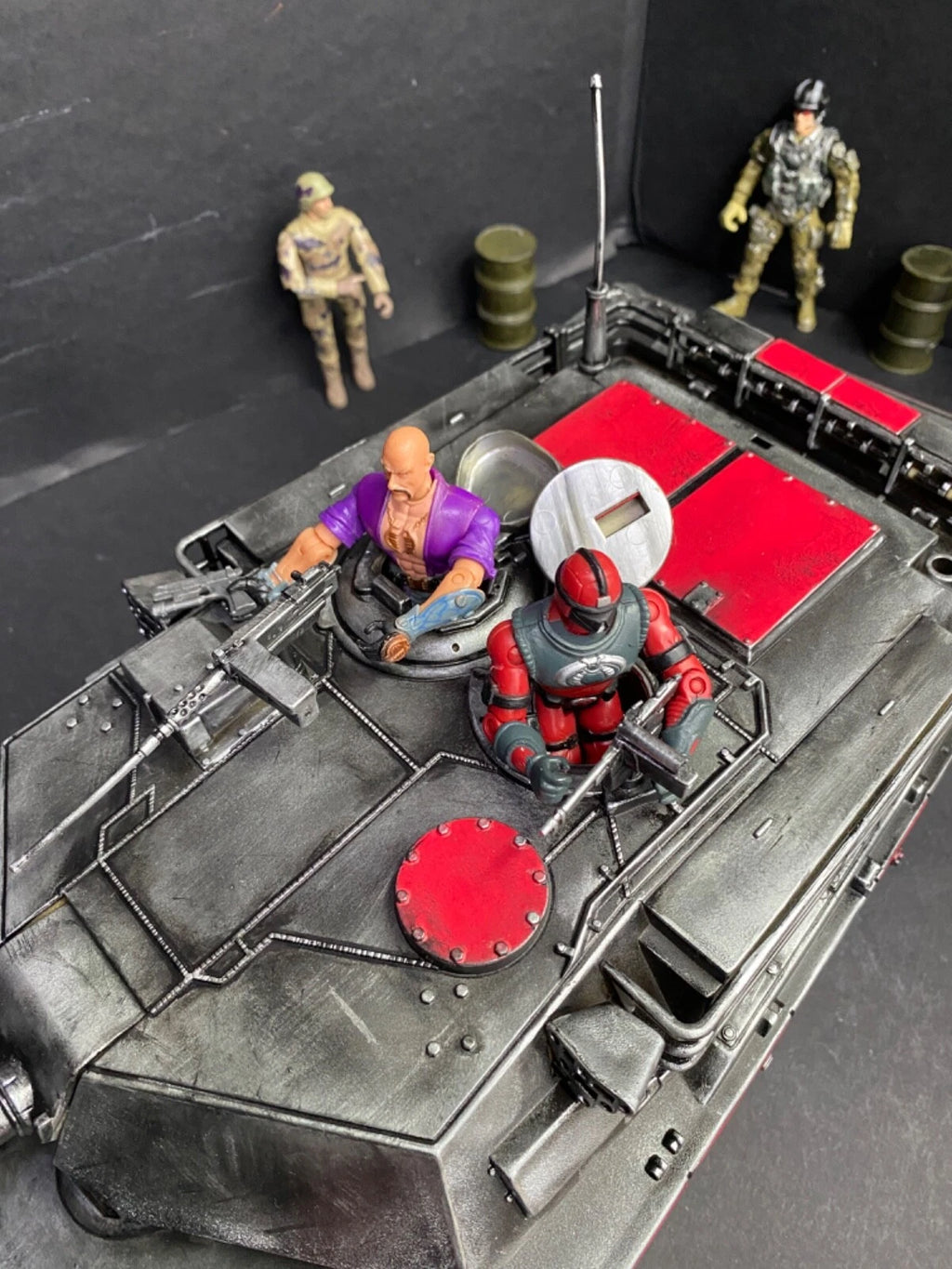 GI JOE COBRA DEVELOPMENTAL TERROR TANK 1:18 Collectible Vintage Custom