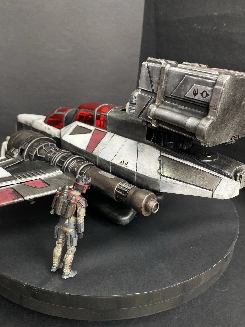 “Red Wraith” Mandalorian ARC 170 Starfighter Star Wars Andor Republic Vintage