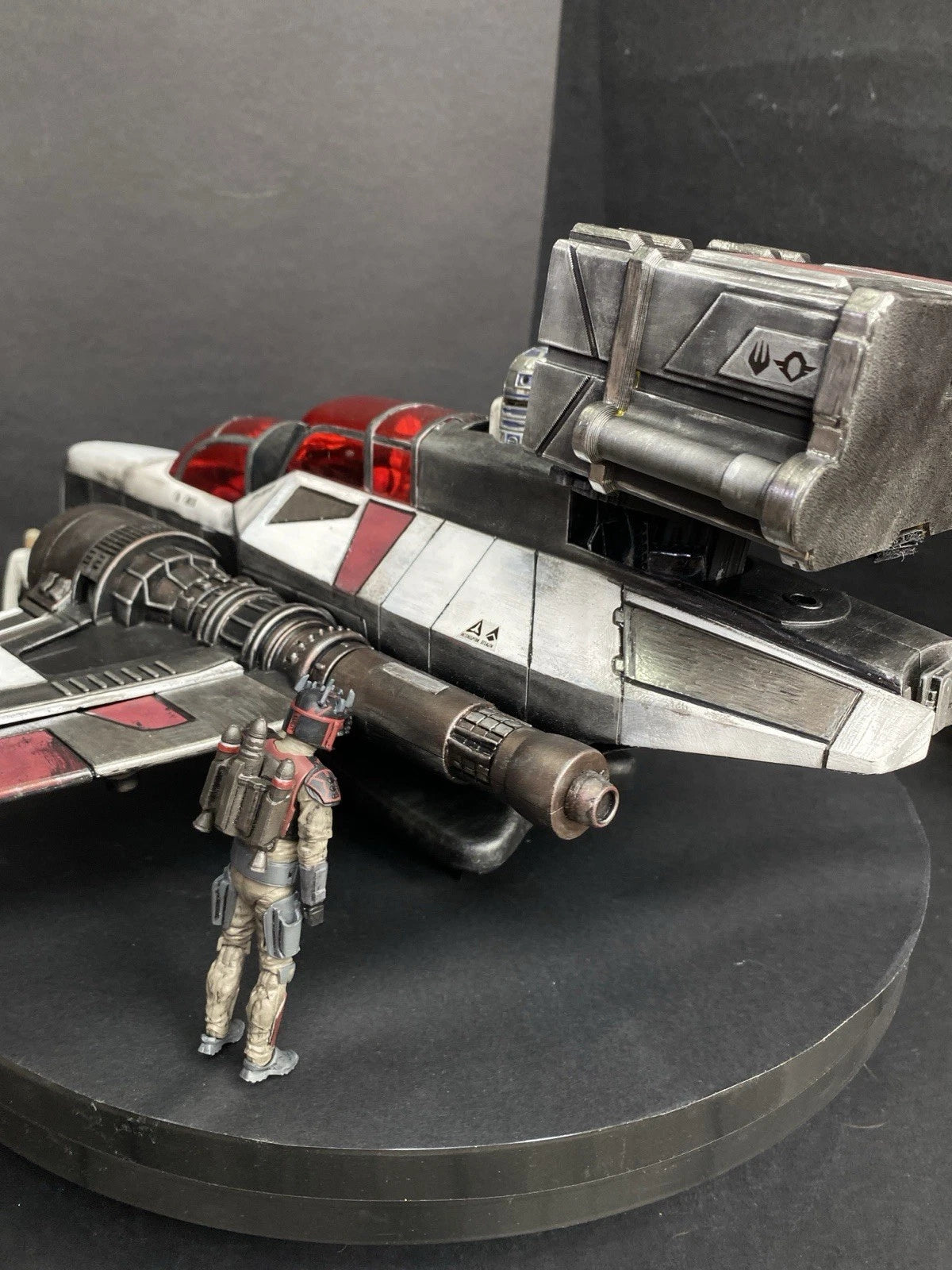 “Red Wraith” Mandalorian ARC 170 Starfighter Star Wars Andor Republic Vintage