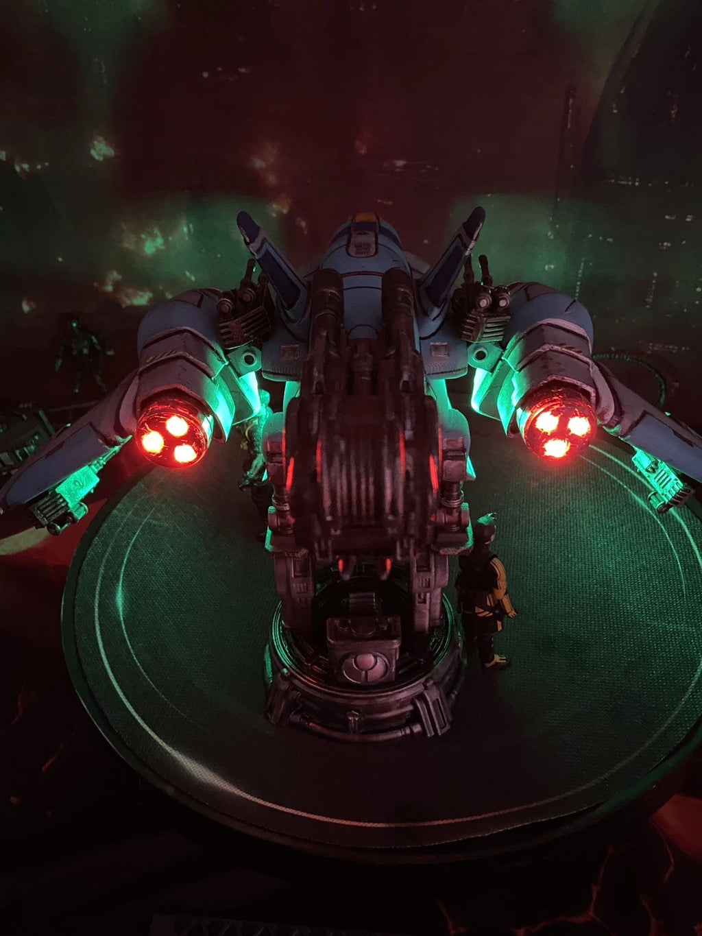 Tyrell Sector Interceptor K-410 | Custom Blade Runner Gunship vintage Diorama