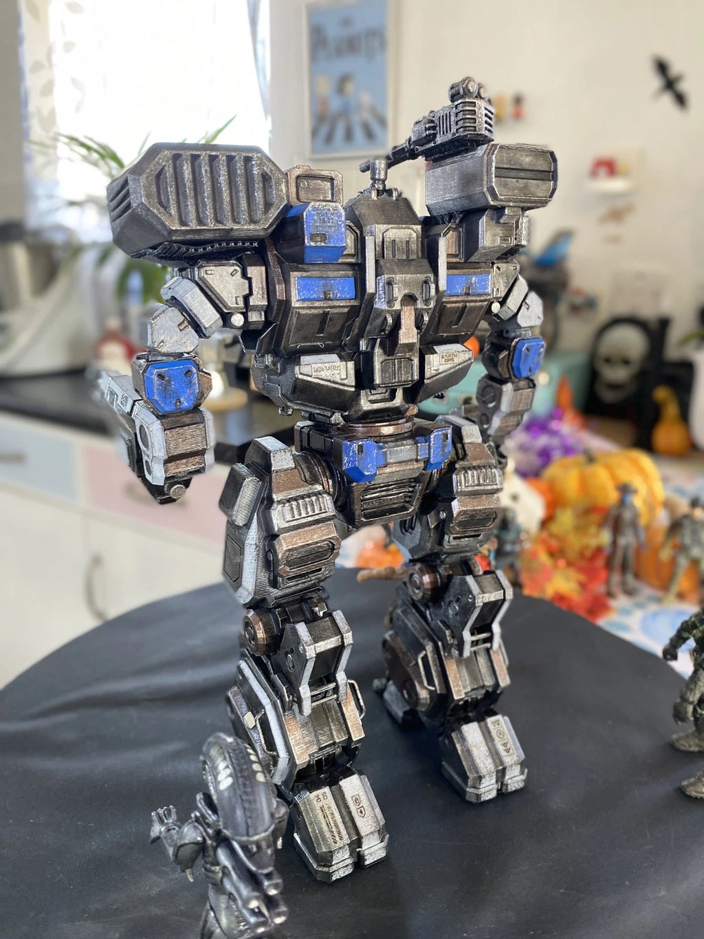 RoboCop ED-209 OCP Custom Mech Robot Walker Detroit Police vintage Collectible