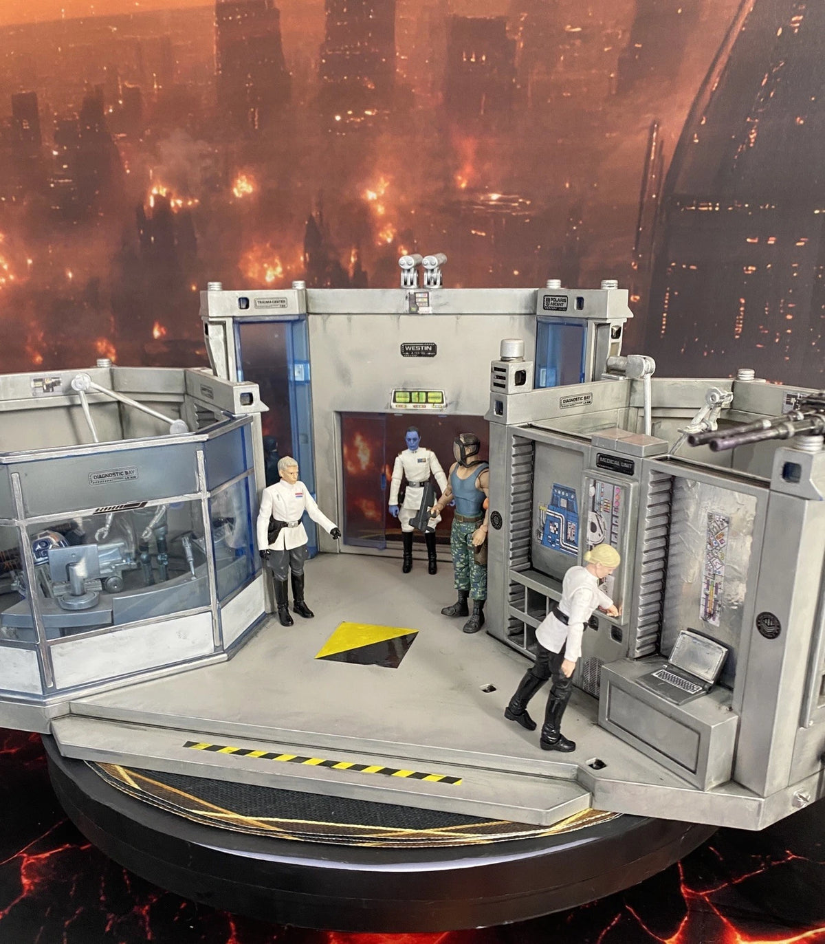 Stranger Things WARD-6 “HAWTHORNE ANNEX” | Blacksite Medical Containment Diorama