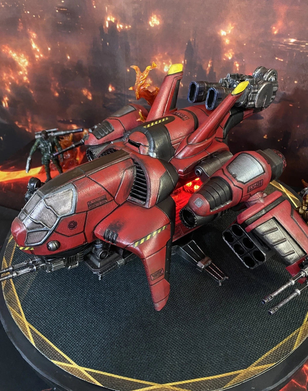 UMBRELLA BIO-HAZARD STRIKE VTOL “Scorchspear” | Resident Evil Custom Gunship