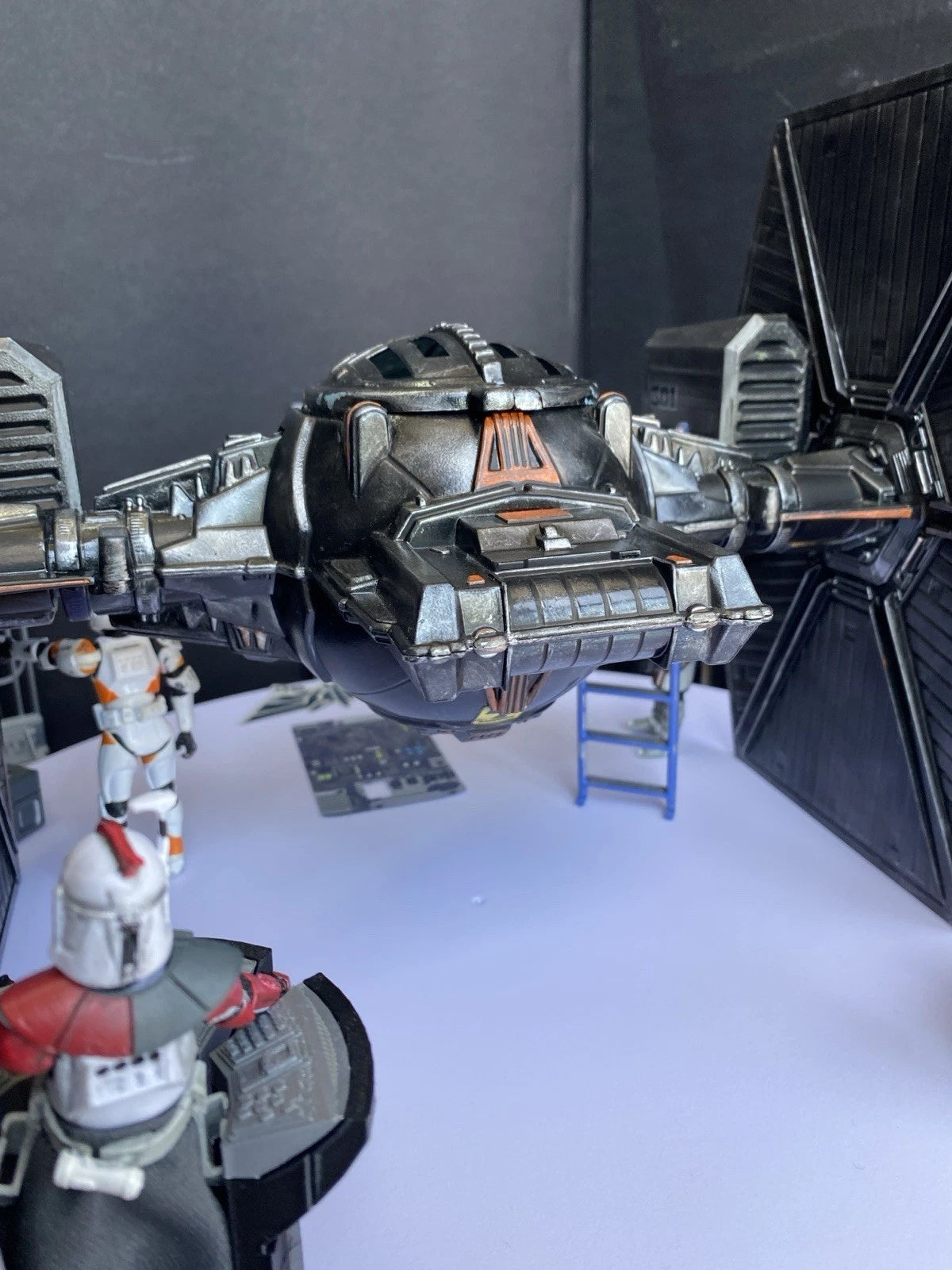 Star Wars TIE Fighter Custom Imperial Andor Rogue One Kenner Vintage Sith Empire