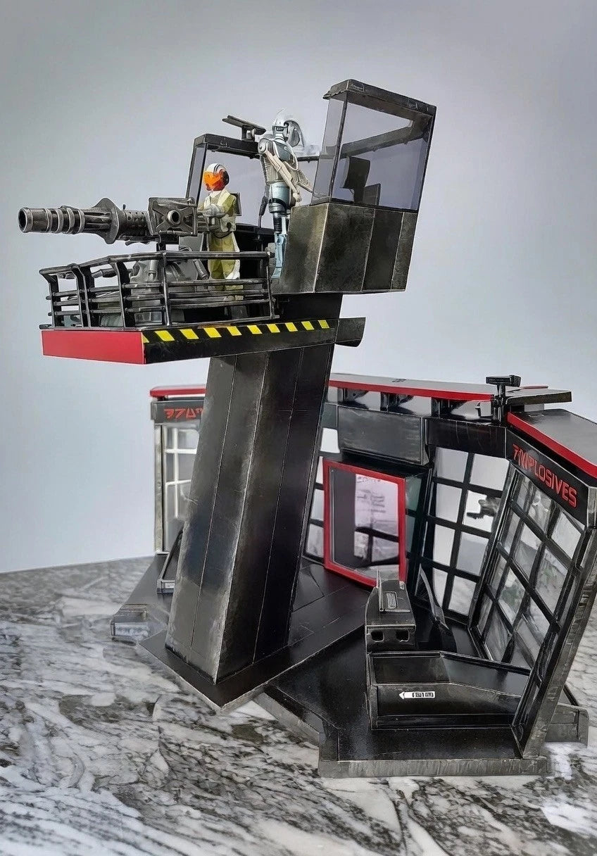 Robocop Ironwatch Sentinel Tower OCP Detroit Security Checkpoint kenner Custom