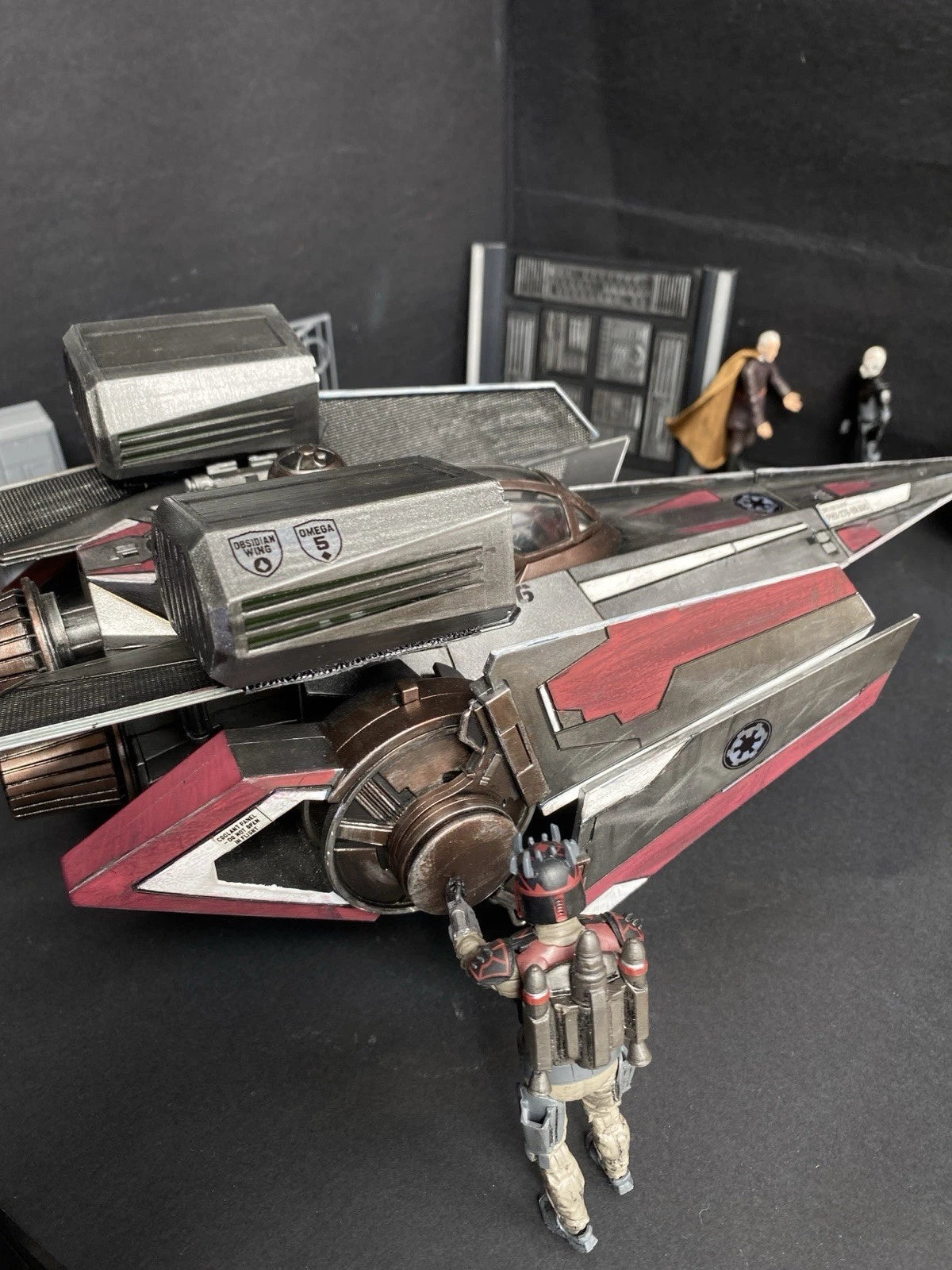 Andor Star Wars Hoth PHX-276 BRAVO V-Wing Interceptor Endor Sith Vintage Kenner