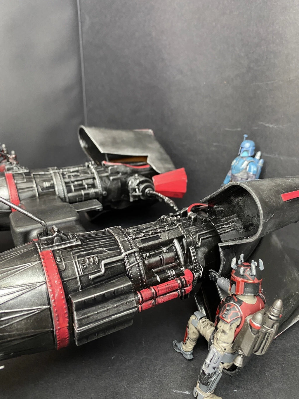 Star Wars Death Watch Pod Racer Original 1999 Kenner Vintage Black Series Empire - view 19
