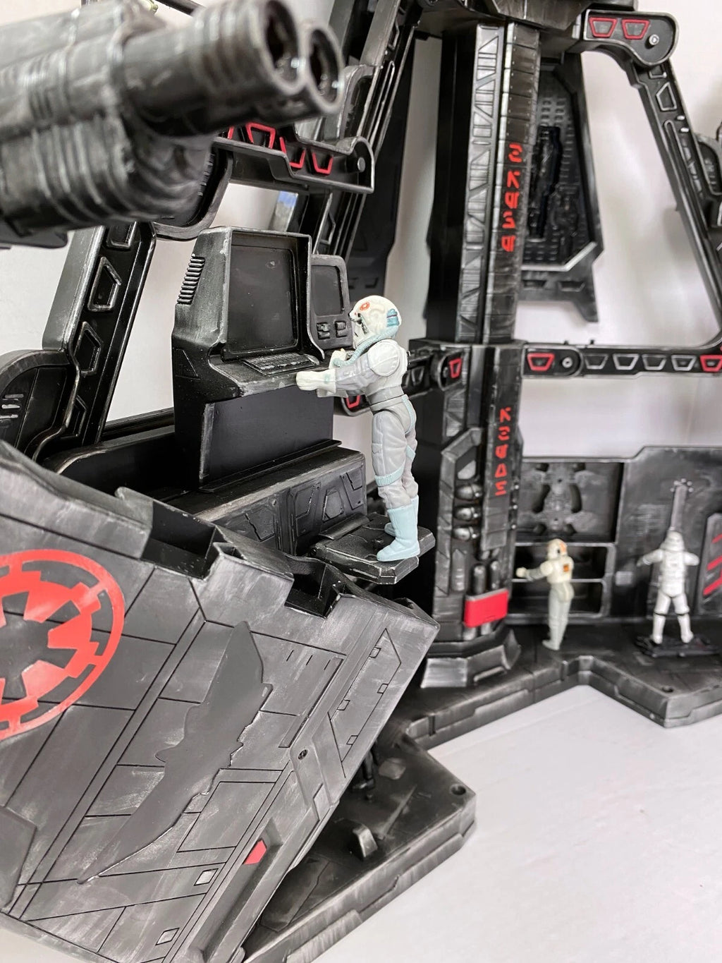 Star Wars Imperial Outpost 3.75 1:18 Playset Diorama Sith Vintage Kenner Custom - view 13