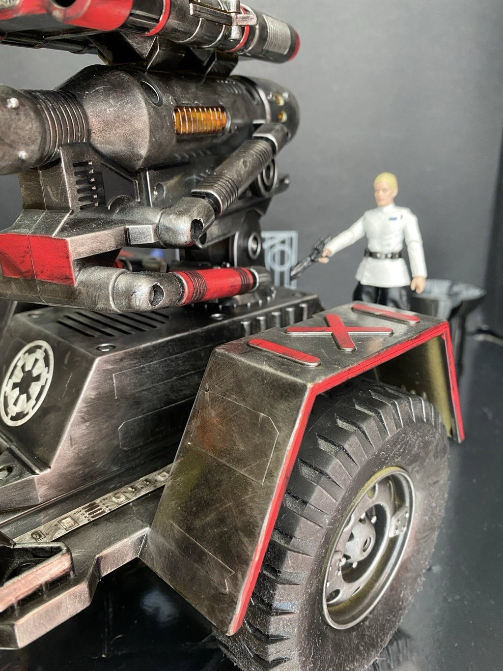 First Order Turbolaser Star Wars Heavy Artillery AV7 Andor Vintage Black Series