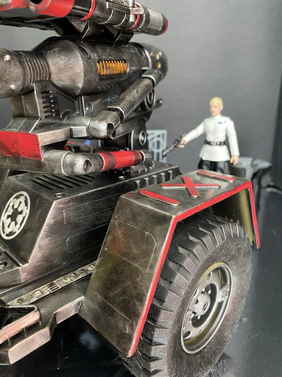 First Order Turbolaser Star Wars Heavy Artillery AV7 Andor Vintage Black Series