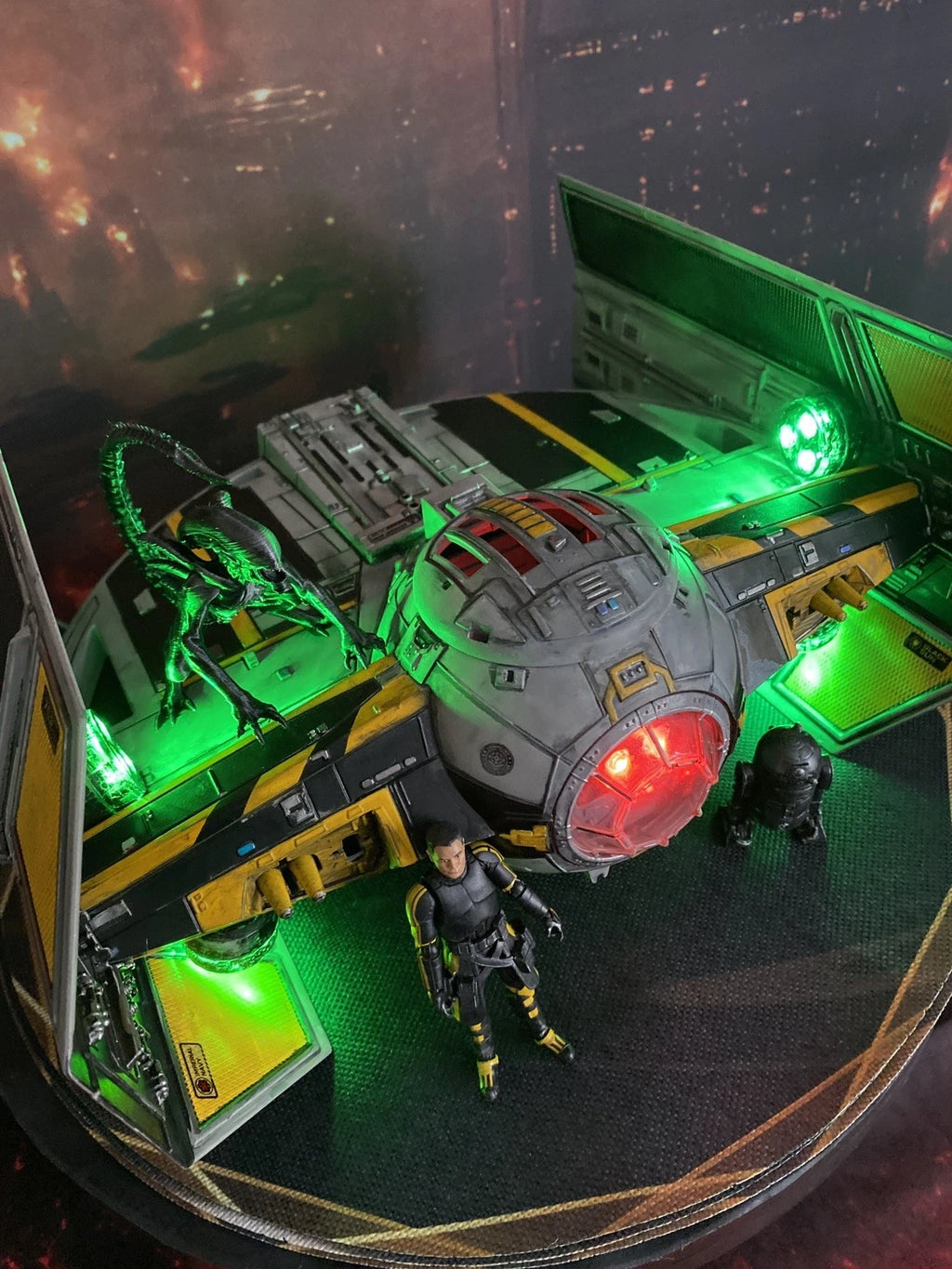 Ancient Gatefront Assault Commission | Stargate Custom / Diorama SG1 Painted