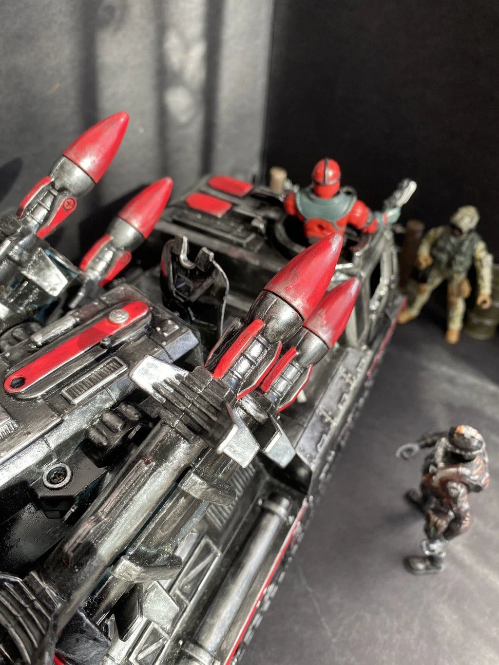 COBRA “RATTLETRACK” MISSILE CRAWLER | GI JOE Heavy Strike Launcher collectible
