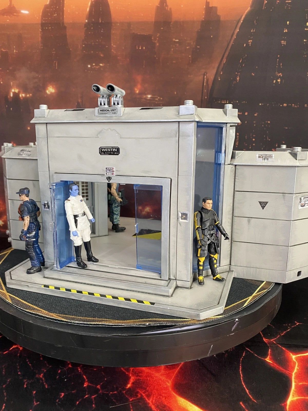 INGEN WARD-12 QUARANTINE ANNEX | Jurassic Park Containment Medical Lab Diorama