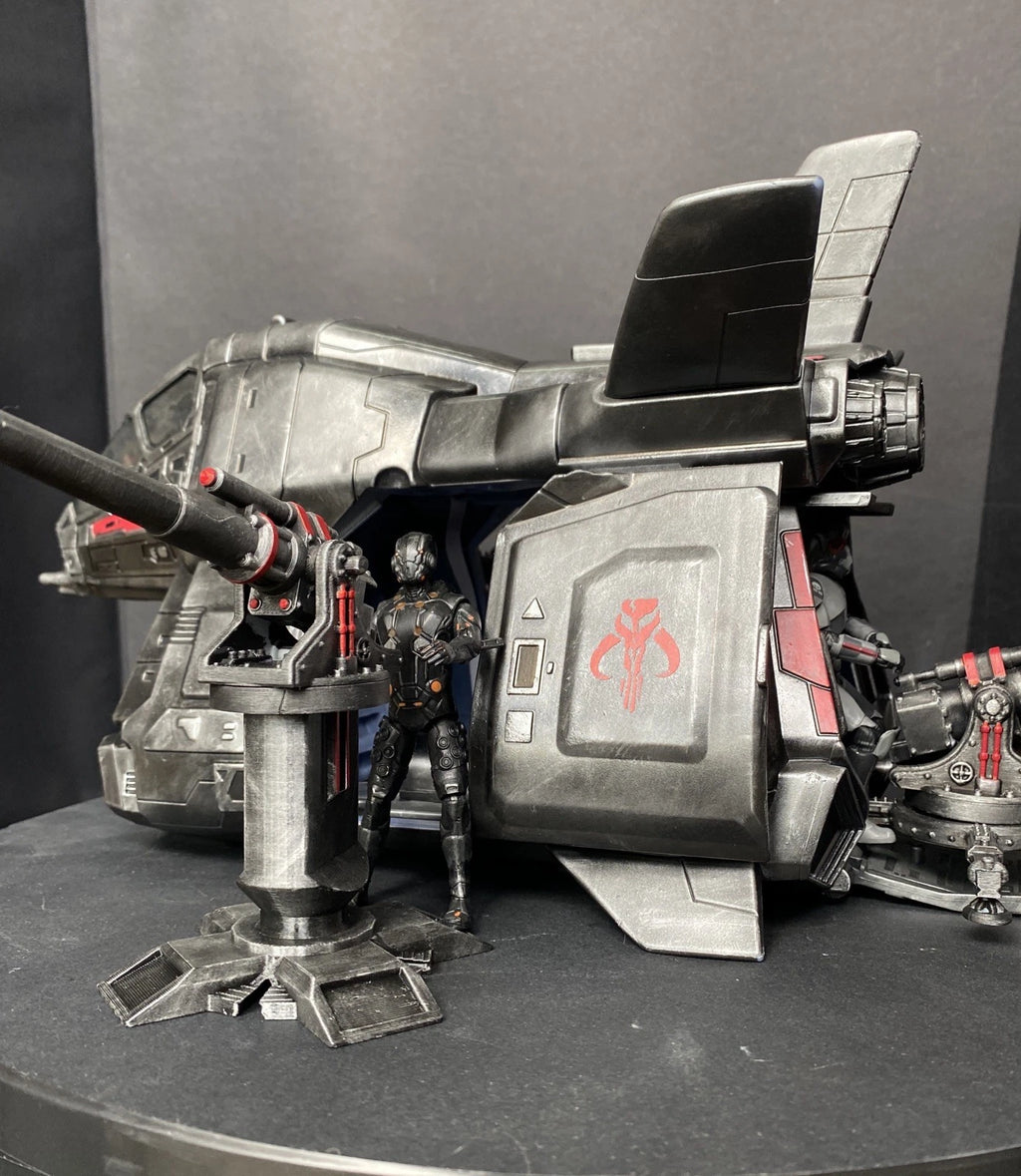 HISS-VTOL “Black Asp” – Cobra Dropship Gunship 3.75” Custom G.I. Joe collectible