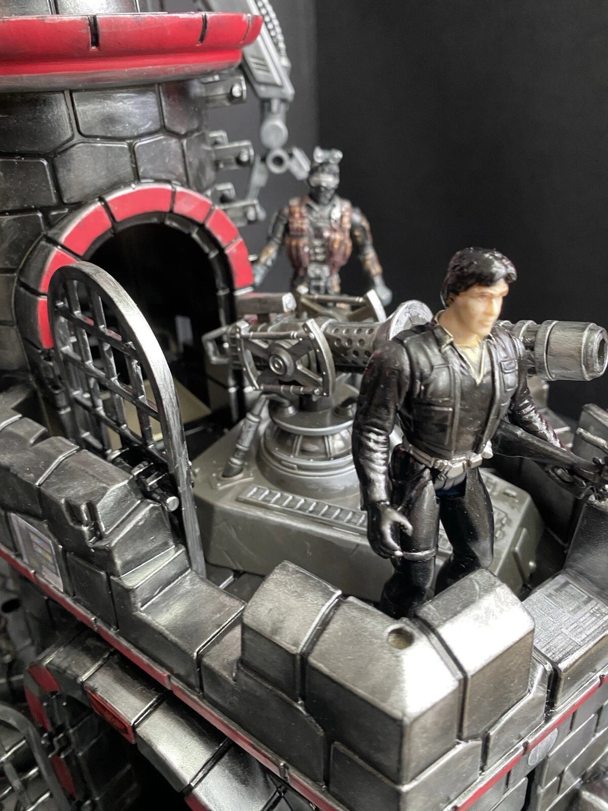 GI JOE COBRA Blackspire Outpost Fortress Diorama 1:18 3.75 Inch Vintage Custom