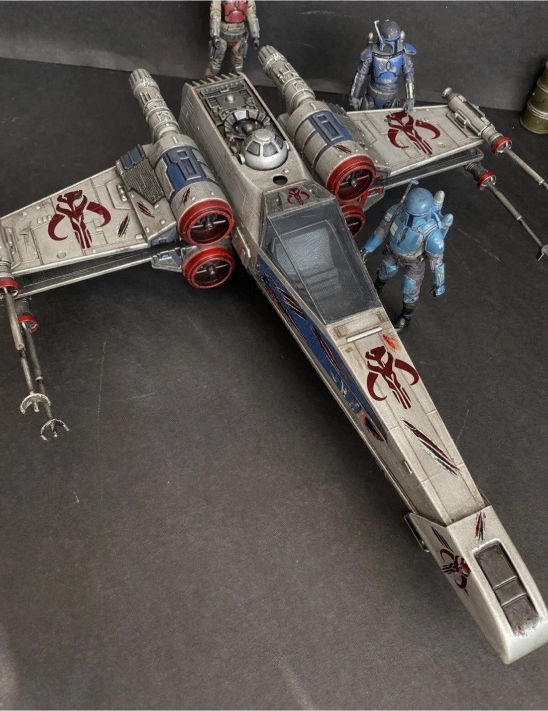 Mandalorian X-Wing Commission Kenner Sith Collectible Star Wars Custom