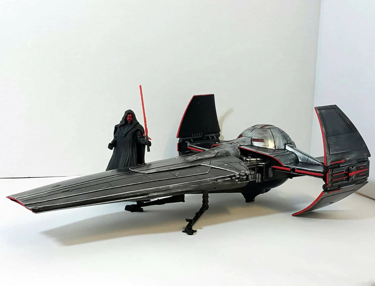 Star Wars Shadow Fang Sith Infiltrator Custom Black Series Empire collectible - view 13