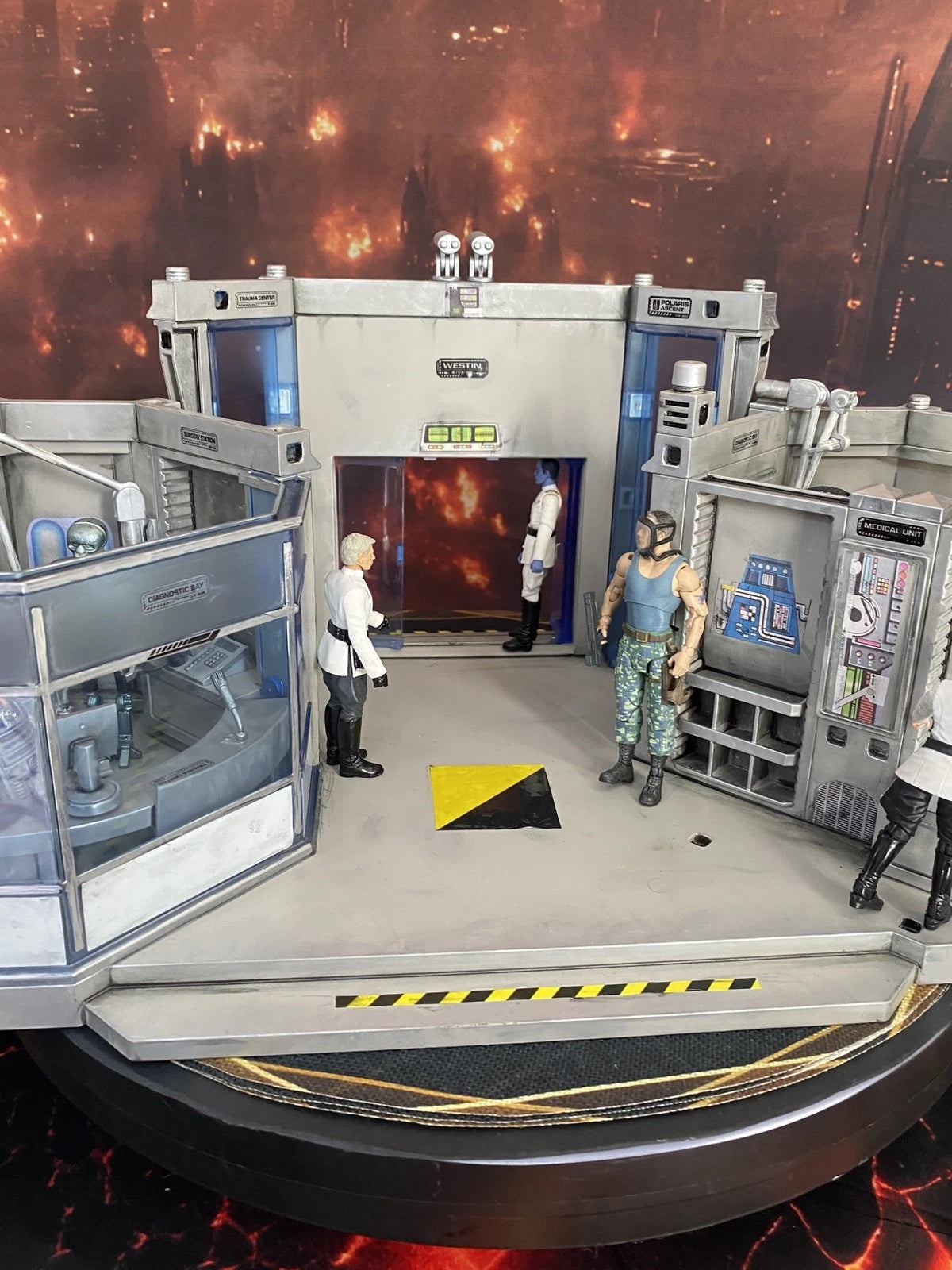 INGEN WARD-12 QUARANTINE ANNEX | Jurassic Park Containment Medical Lab Diorama