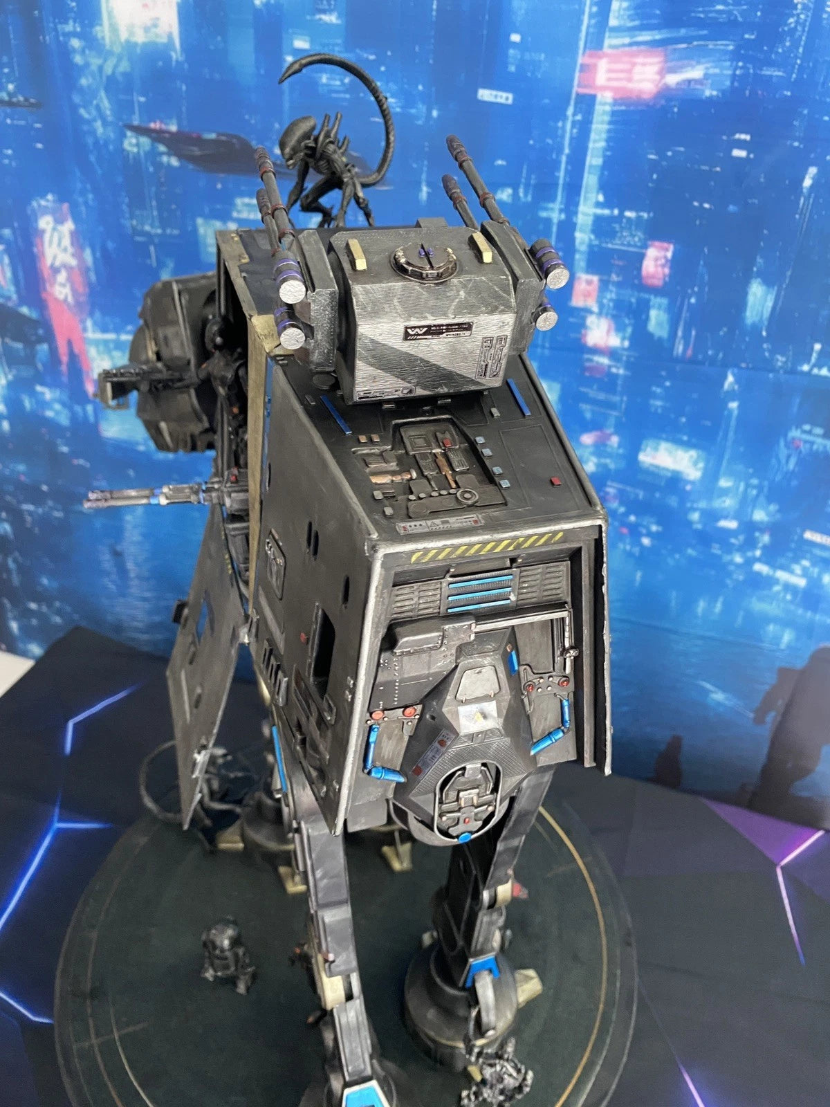 Star Wars AT-AT Aliens Weyland Yutani Custom Imperial vintage Kenner Diorama