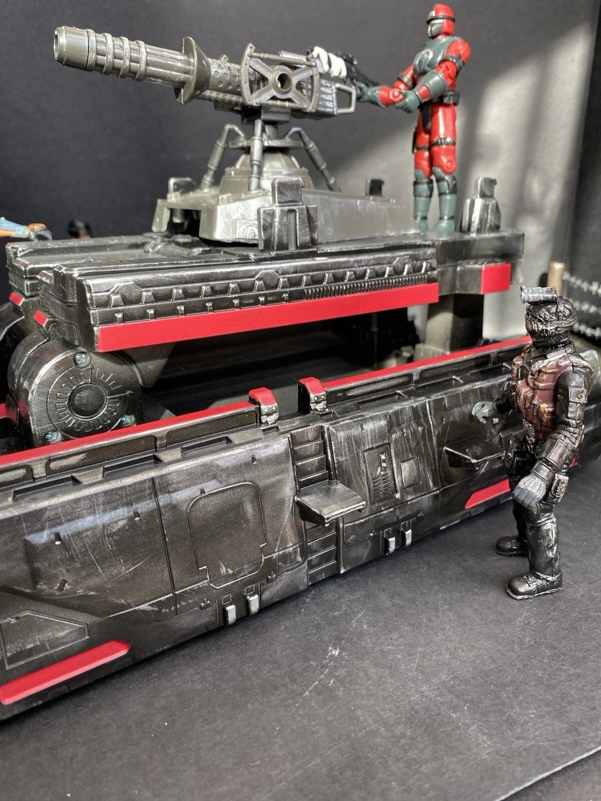 GI JOE COBRA Hover Tank Diorama 1:18 3.75 Inch Rare Collectible Vintage Custom