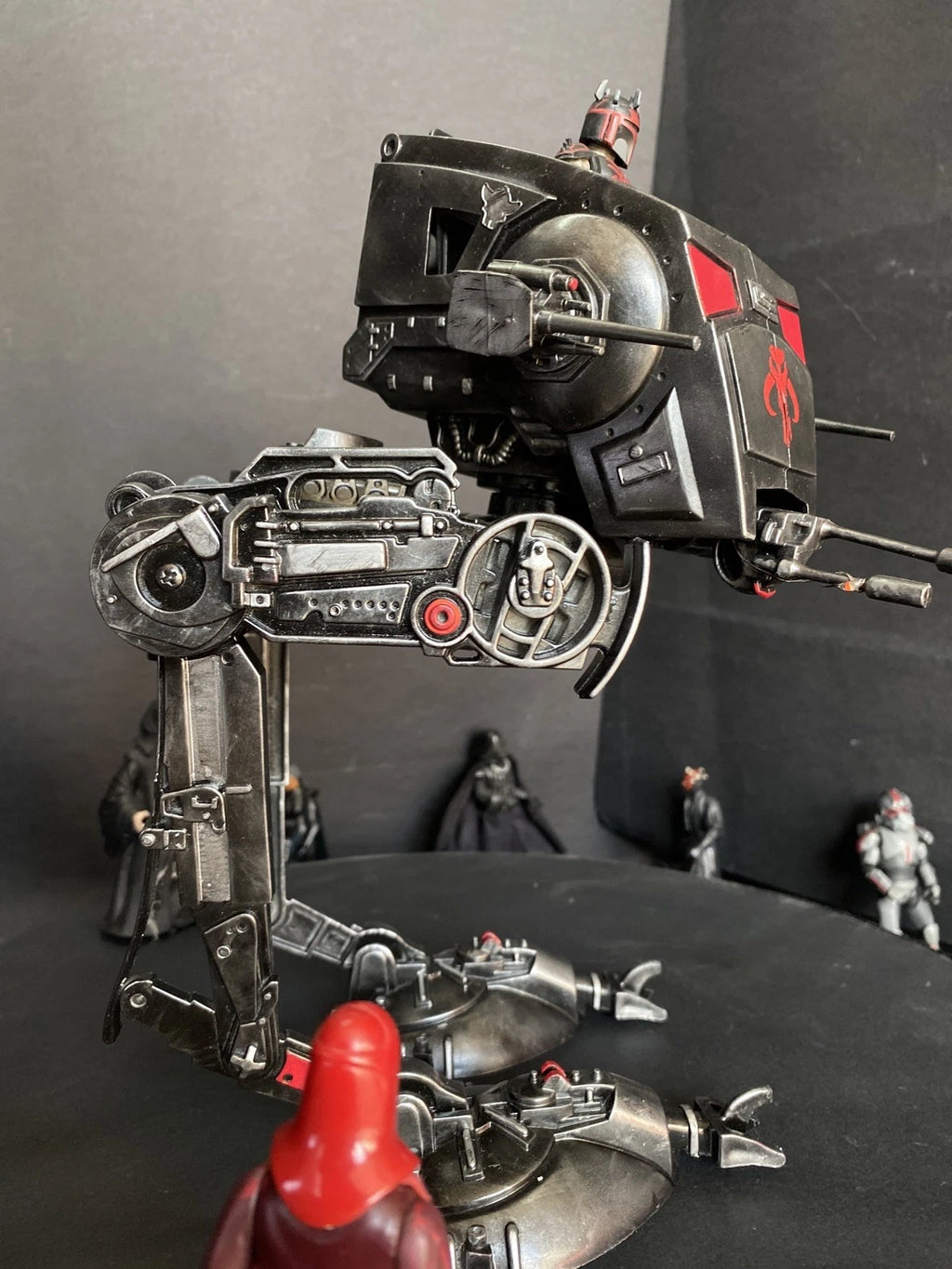 Sith Walker “MYTHOS-STRIDER” Custom AT-ST Mustafar Exegol Black Series Kenner