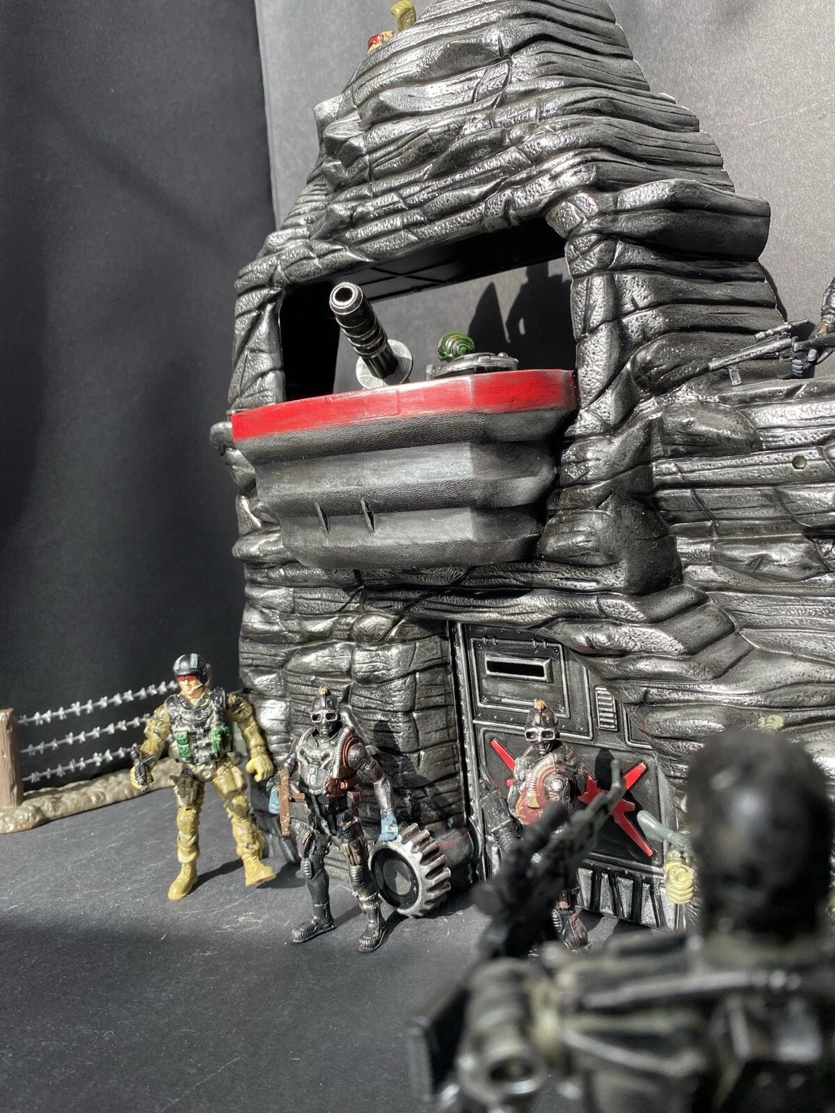 GI JOE COBRA DEVELOPMENTAL TERROR DOME Bunker Diorama Collectible Vintage