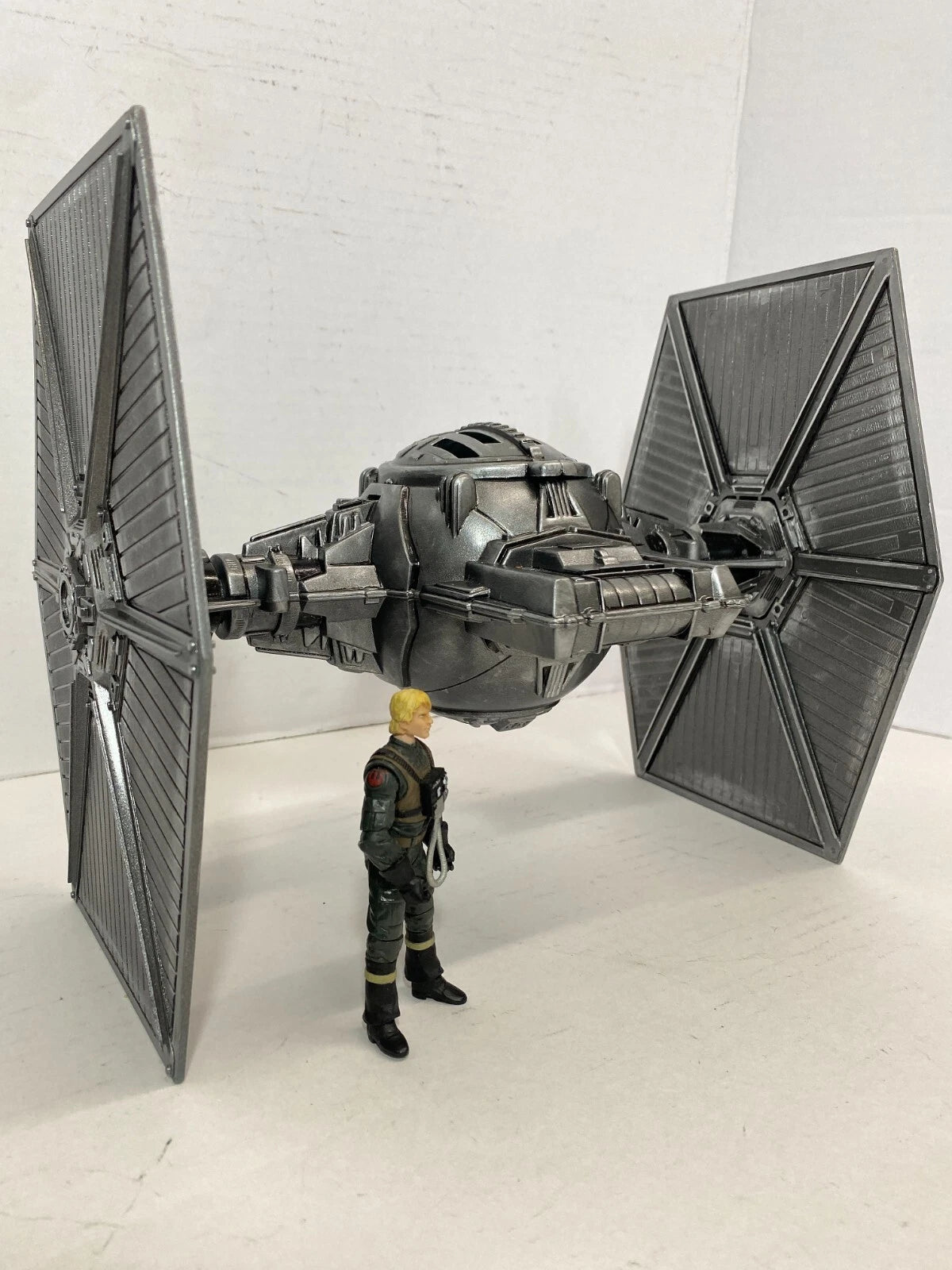 Andor Obsidian Reign Star Wars TIE Fighter Custom Vintage Kenner Black Series - view 15