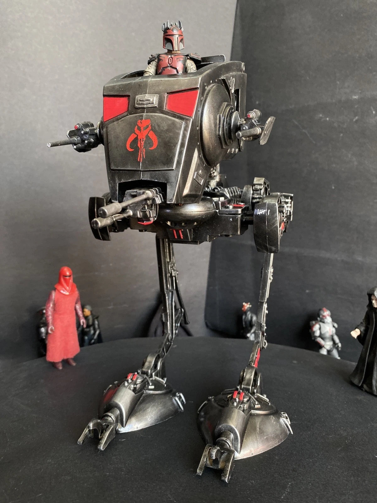 Sith Walker “MYTHOS-STRIDER” Custom AT-ST Mustafar Exegol Black Series Kenner
