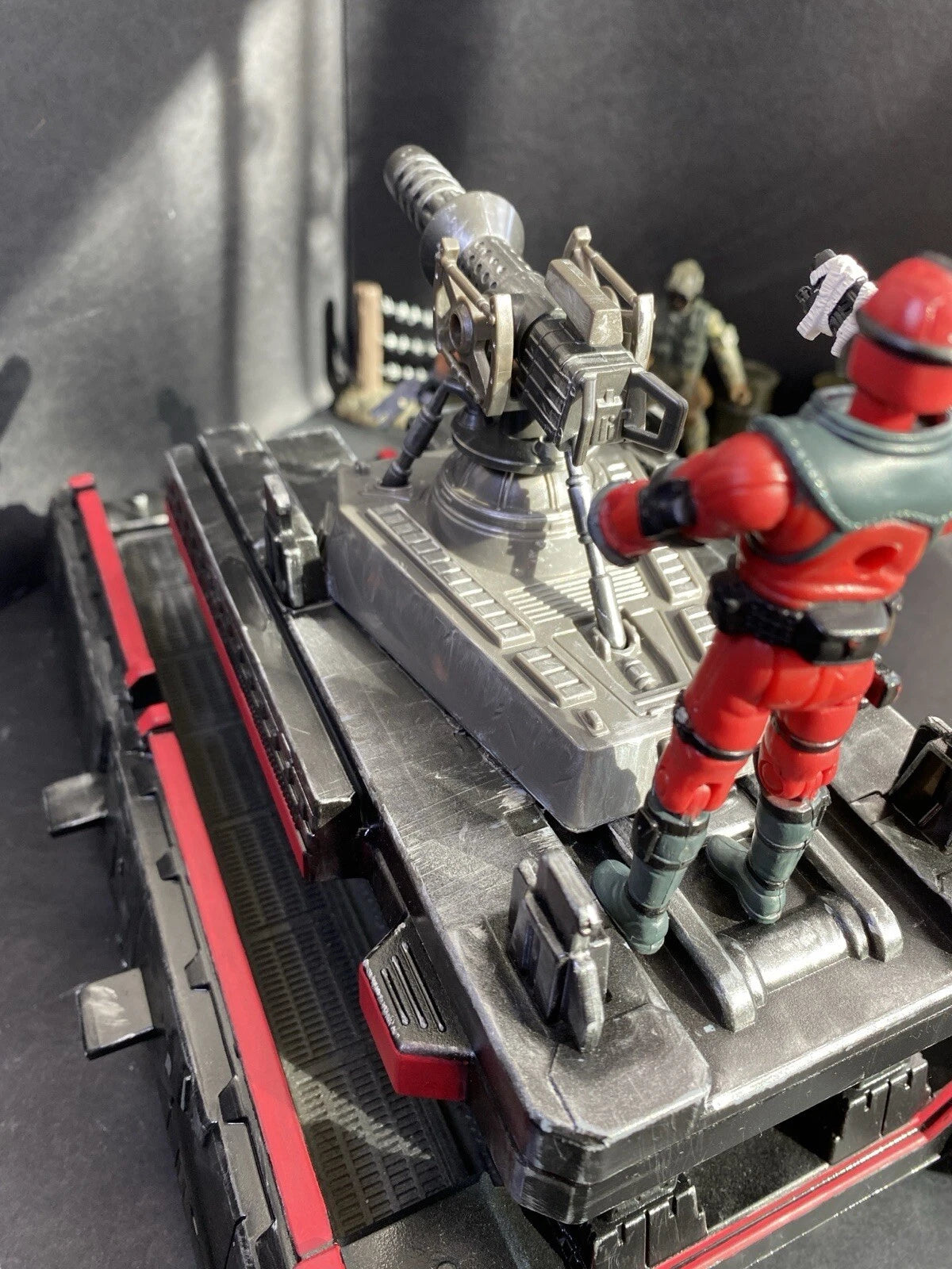 GI JOE COBRA Hover Tank Diorama 1:18 3.75 Inch Rare Collectible Vintage Custom