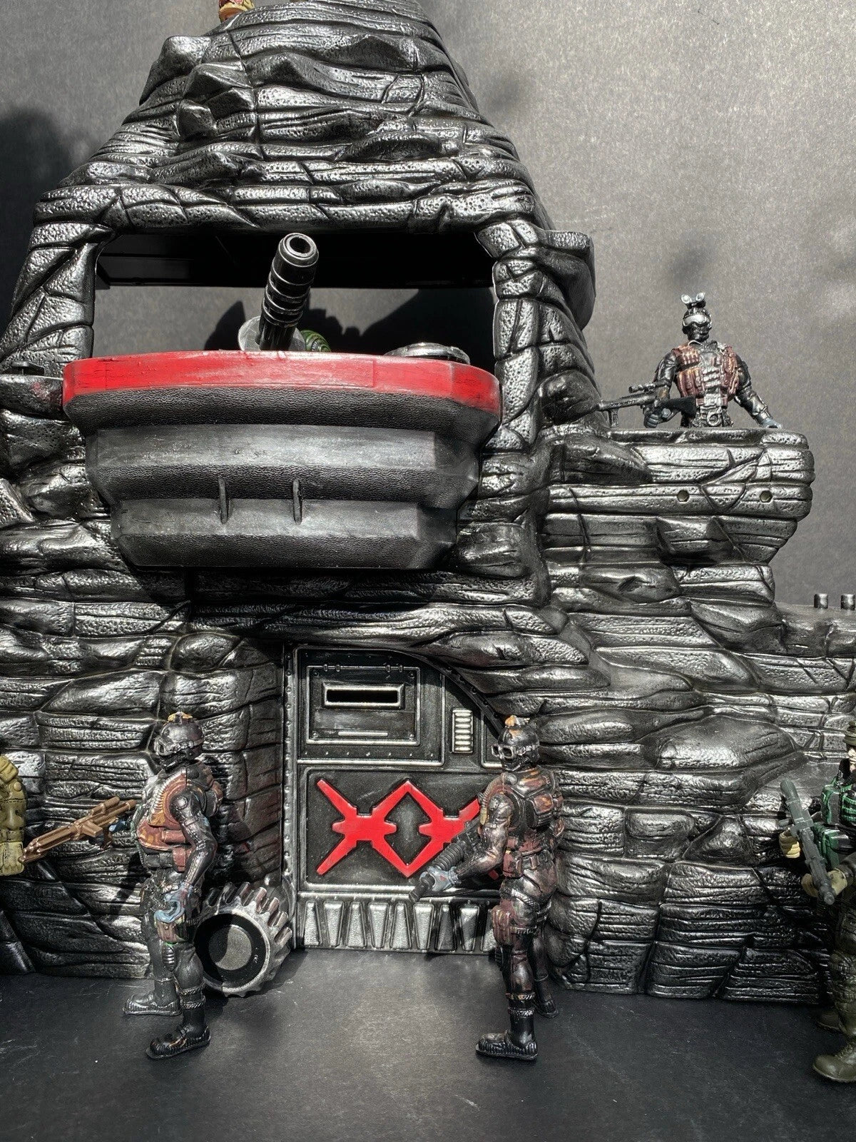 GI JOE COBRA DEVELOPMENTAL TERROR DOME Bunker Diorama Collectible Vintage