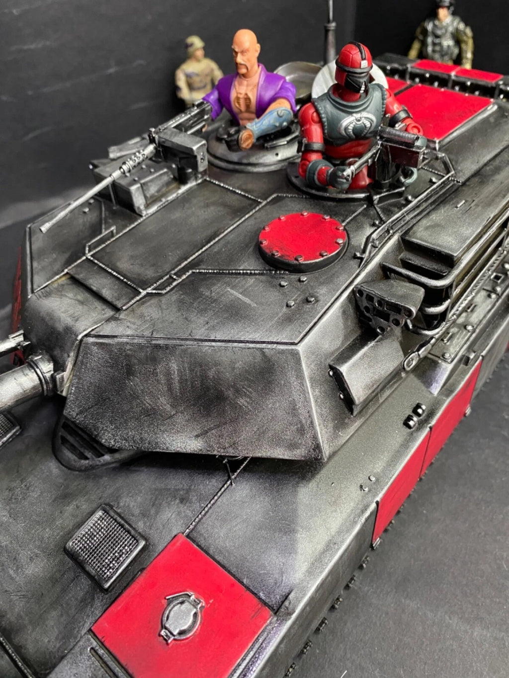 GI JOE COBRA DEVELOPMENTAL TERROR TANK 1:18 Collectible Vintage Custom
