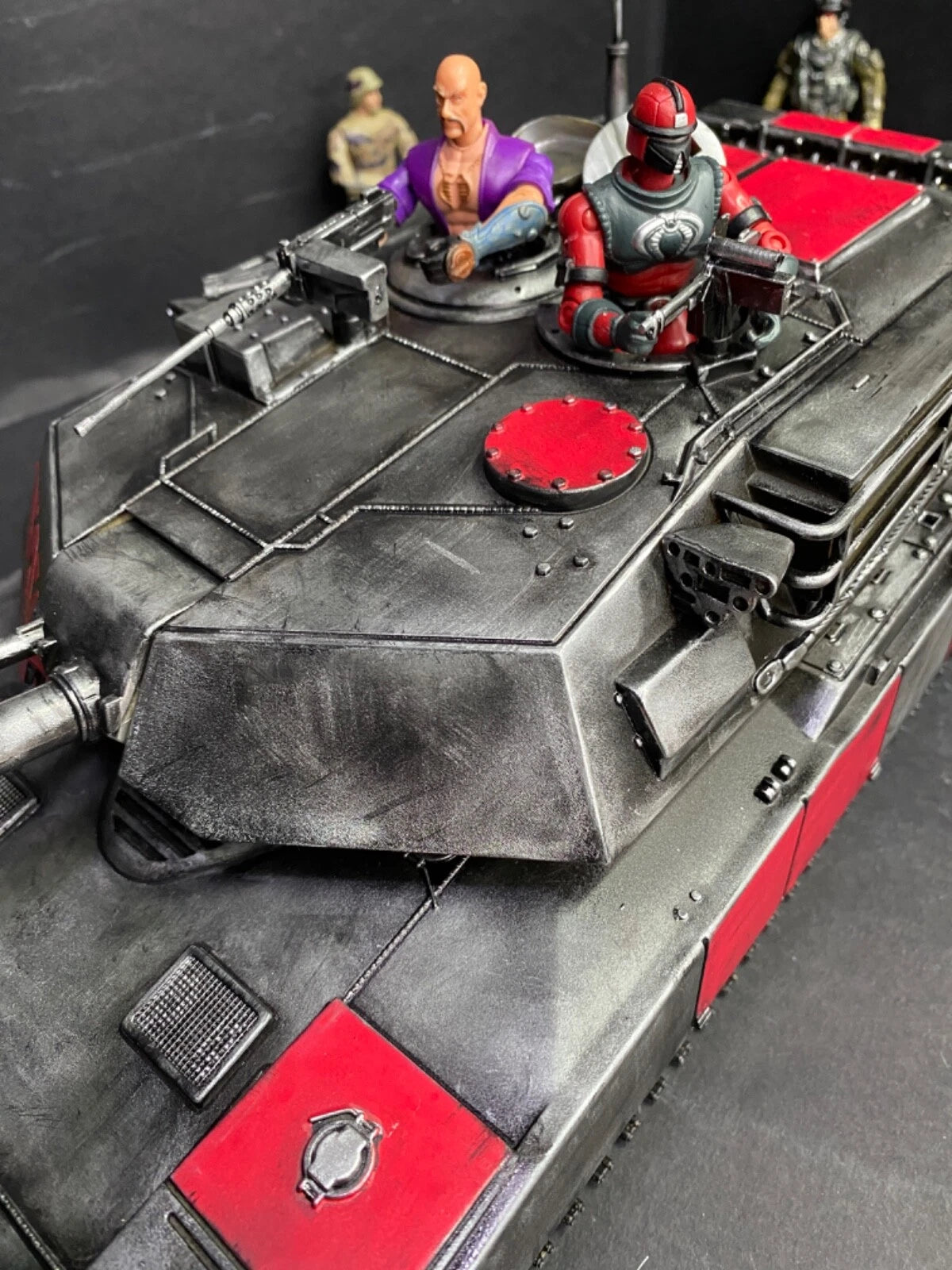 GI JOE COBRA DEVELOPMENTAL TERROR TANK 1:18 Collectible Vintage Custom