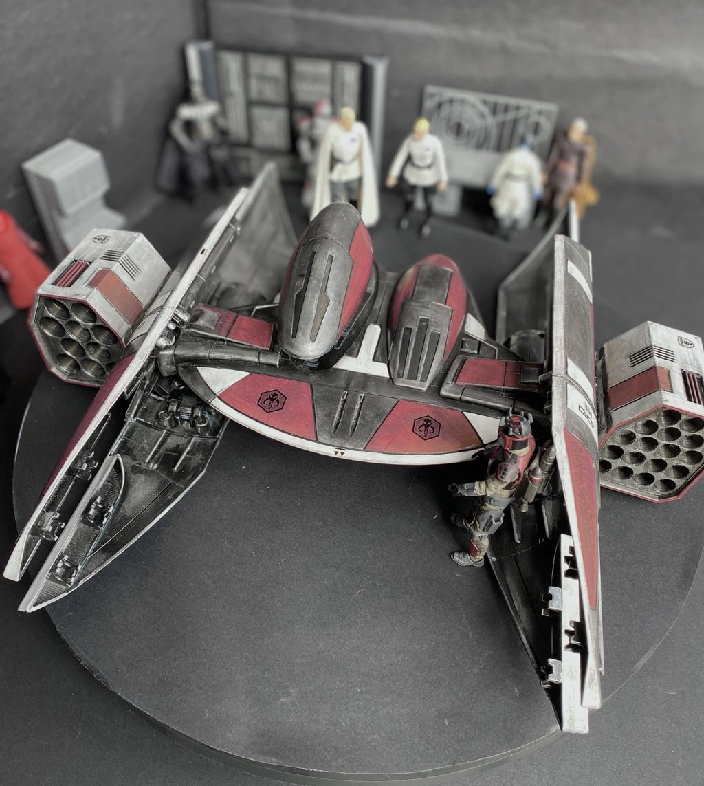 Mandalorian Star Wars Andor Republic Droid Fighter Kenner Vintage Collectible