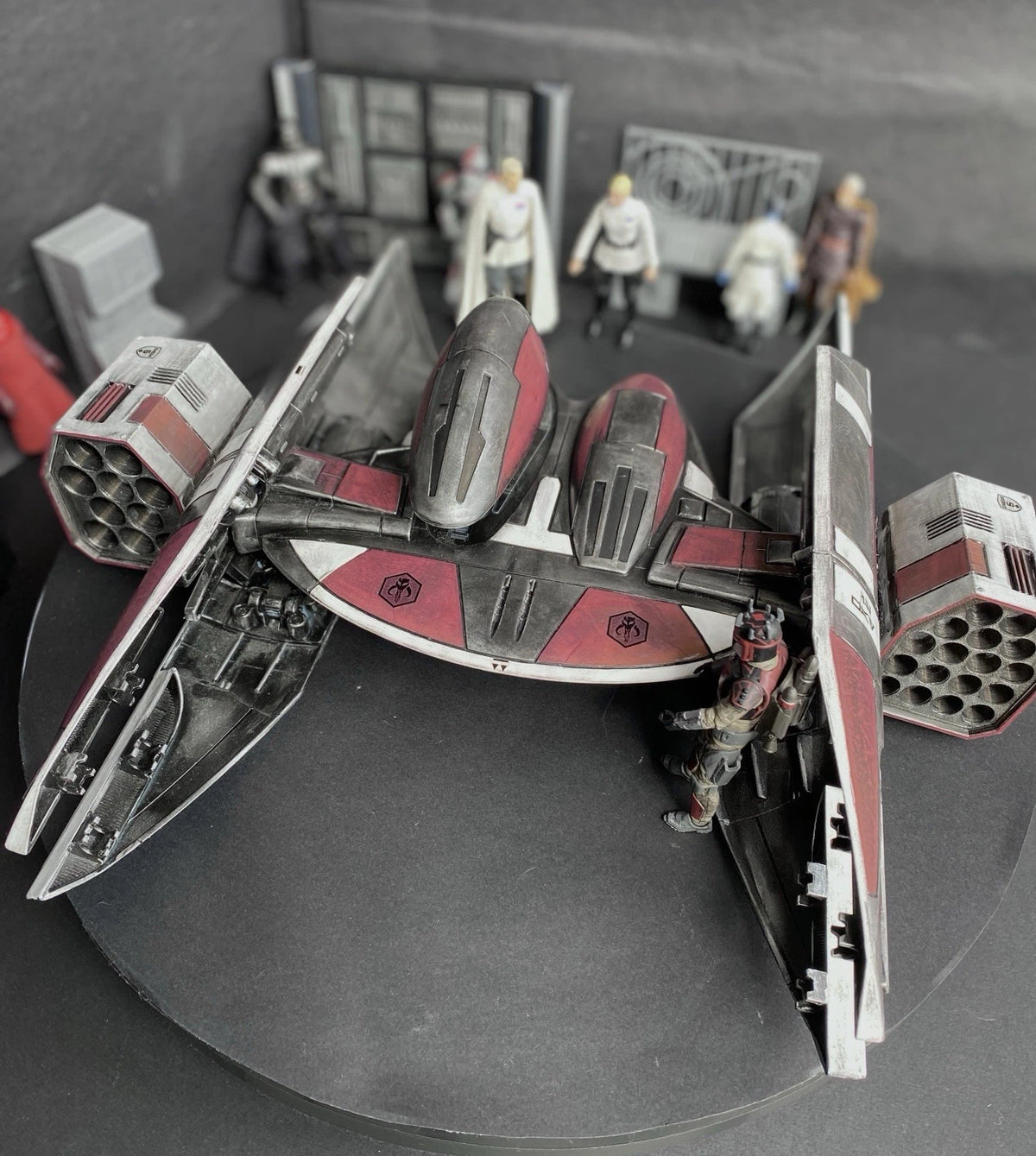 Mandalorian Star Wars Andor Republic Droid Fighter Kenner Vintage Collectible