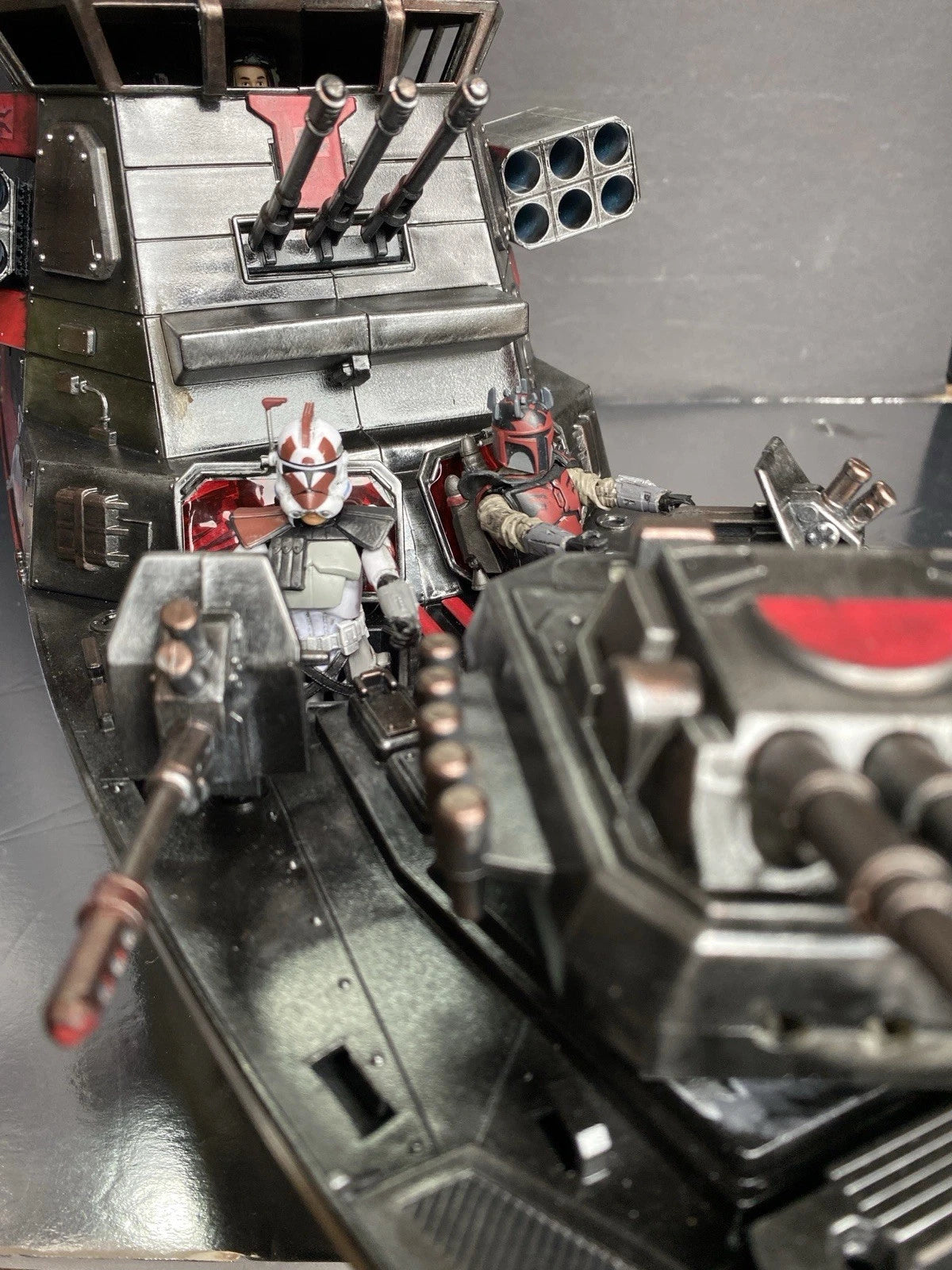 Imperial Harbour Defence Gunboat | Custom Mandalorian Star Wars Sith Diorama