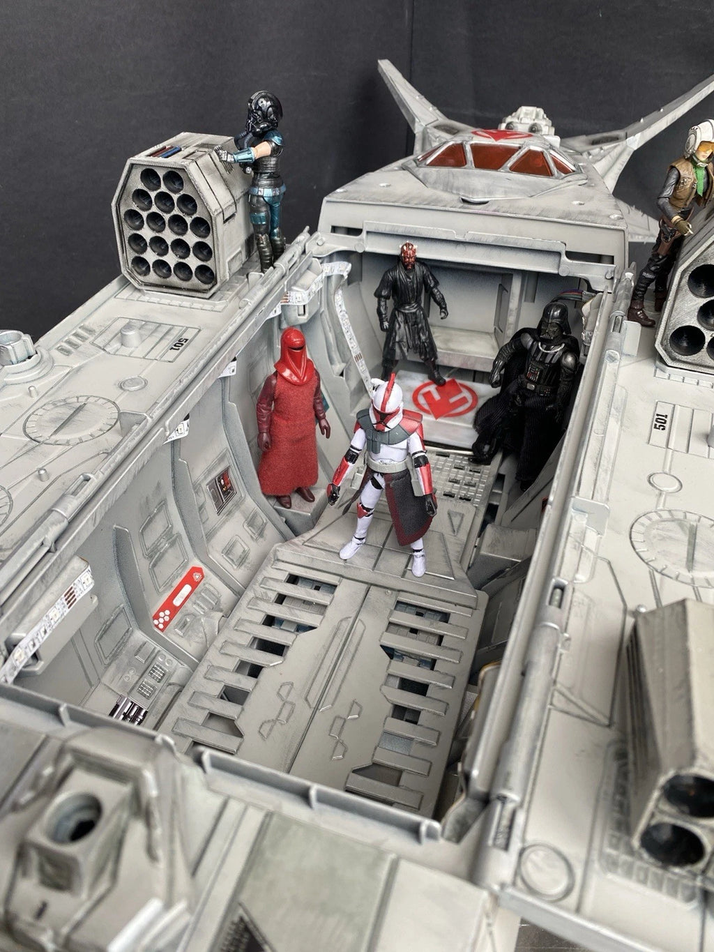 Dark Sentinel 501st Gunship Star Wars Andor Clone Wars Kenner Collectible