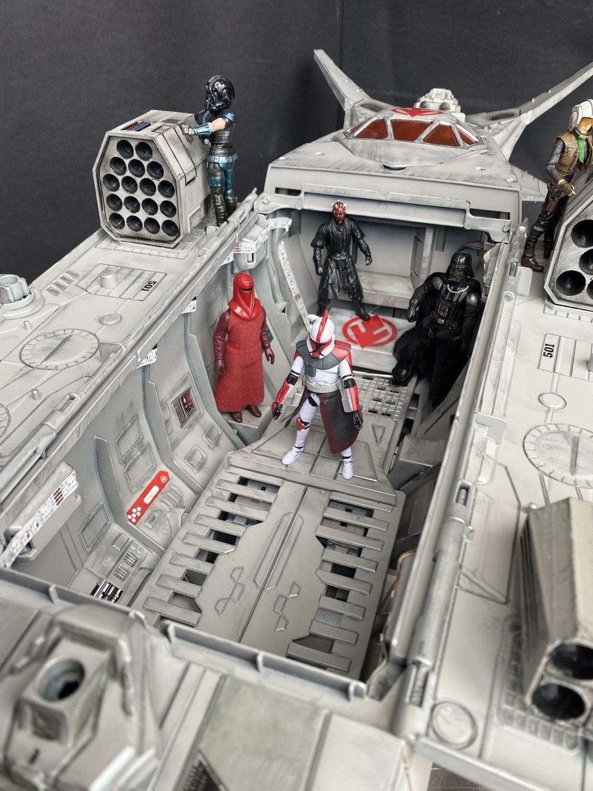 Dark Sentinel 501st Gunship Star Wars Andor Clone Wars Kenner Collectible