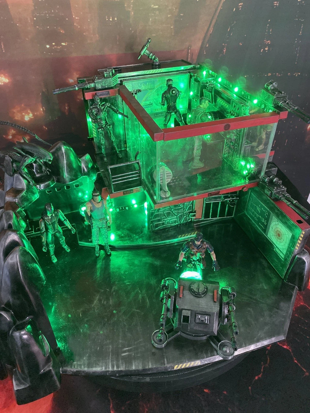 Aliens Hadley Bastion-54 Colonial Marines Outpost Weyland Yutani Romulus Diorama