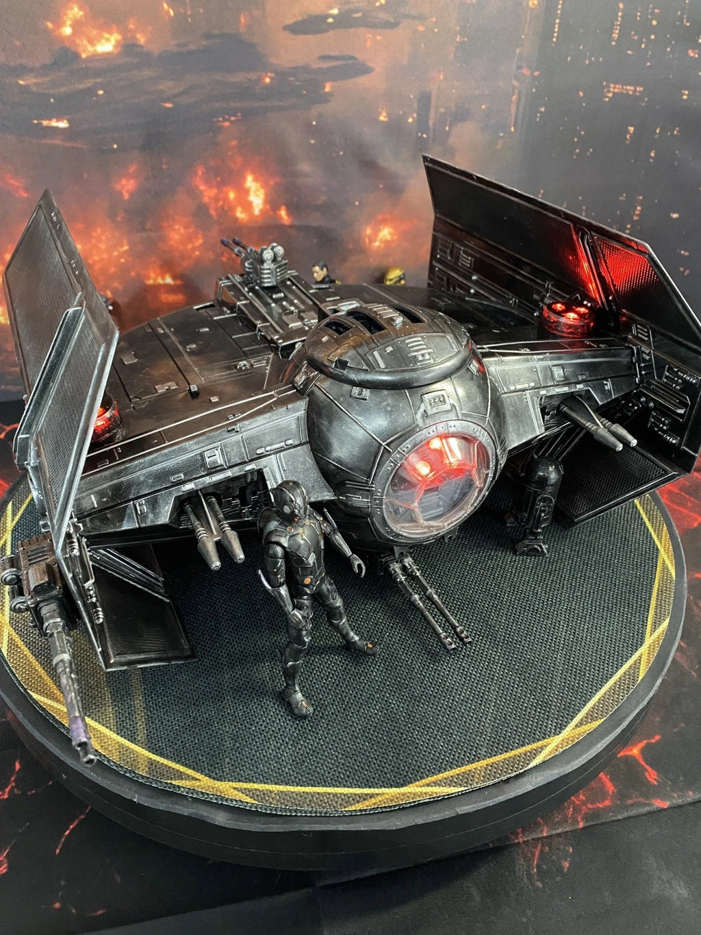 Star Wars TIE Fighter Vintage Collection Imperial Empire Sith Custom Starfighter