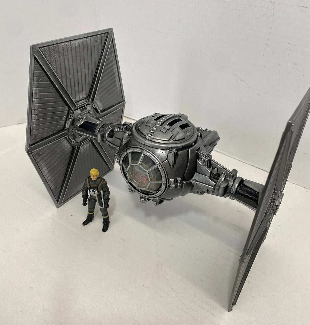 Andor Obsidian Reign Star Wars TIE Fighter Custom Vintage Kenner Black Series - view 9