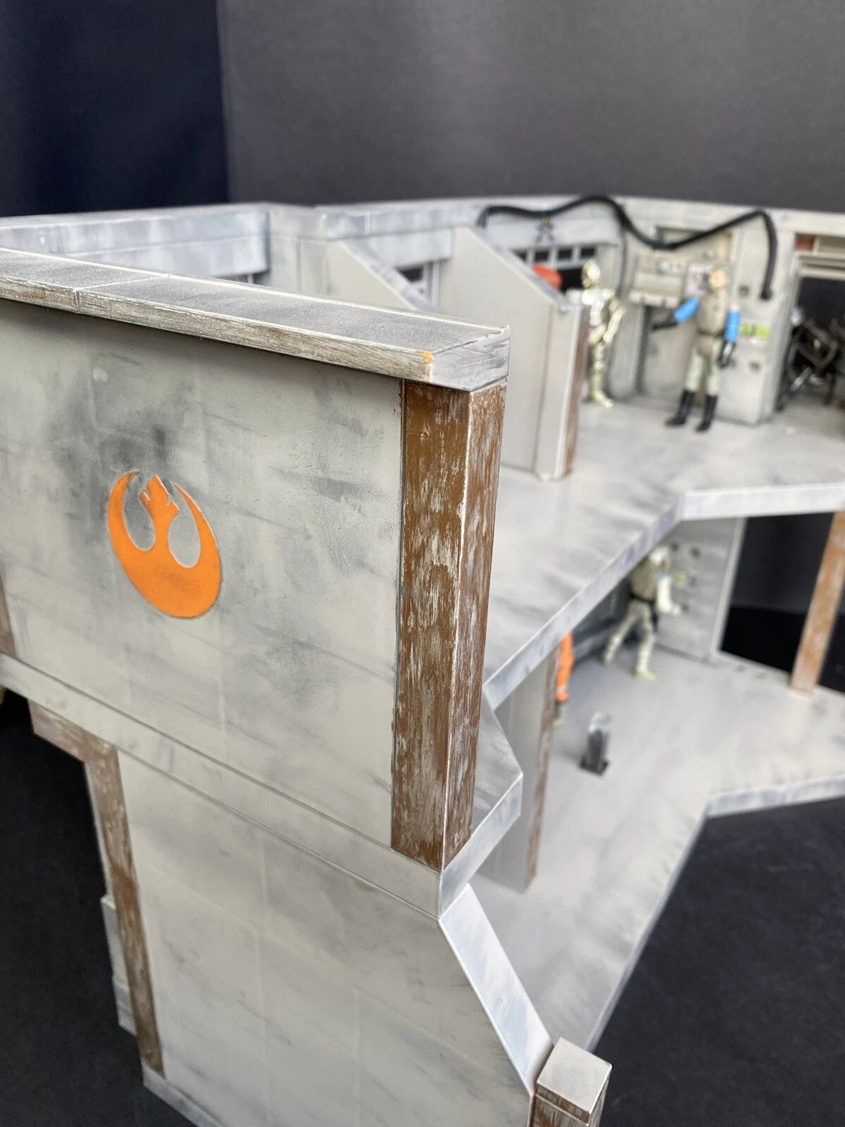 Yavin 4 Command Centre – Vintage Kenner Rebel Mandalorian Star Wars Diorama