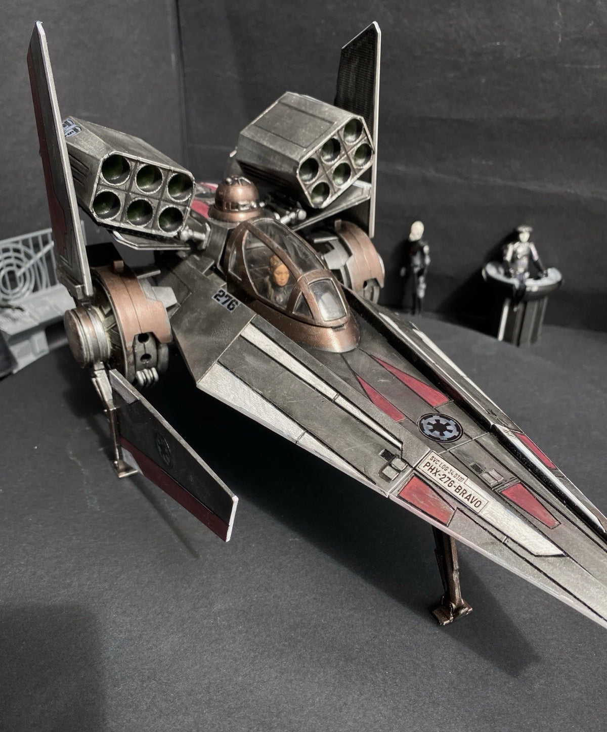 Andor Star Wars Hoth PHX-276 BRAVO V-Wing Interceptor Endor Sith Vintage Kenner