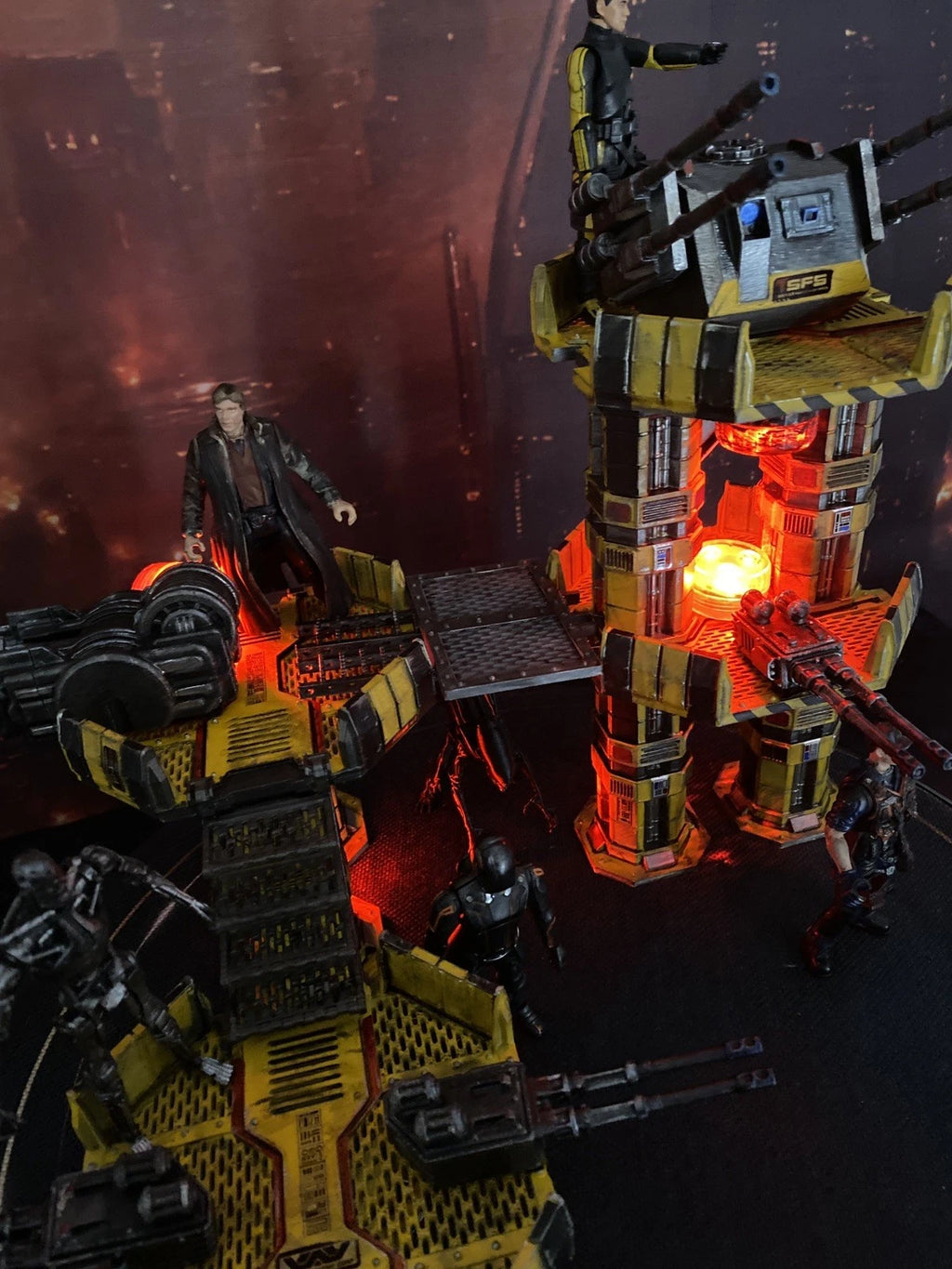 Aliens Hadley’s Gate Weyland-Yutani Perimeter Defence Bastion Romulus Diorama