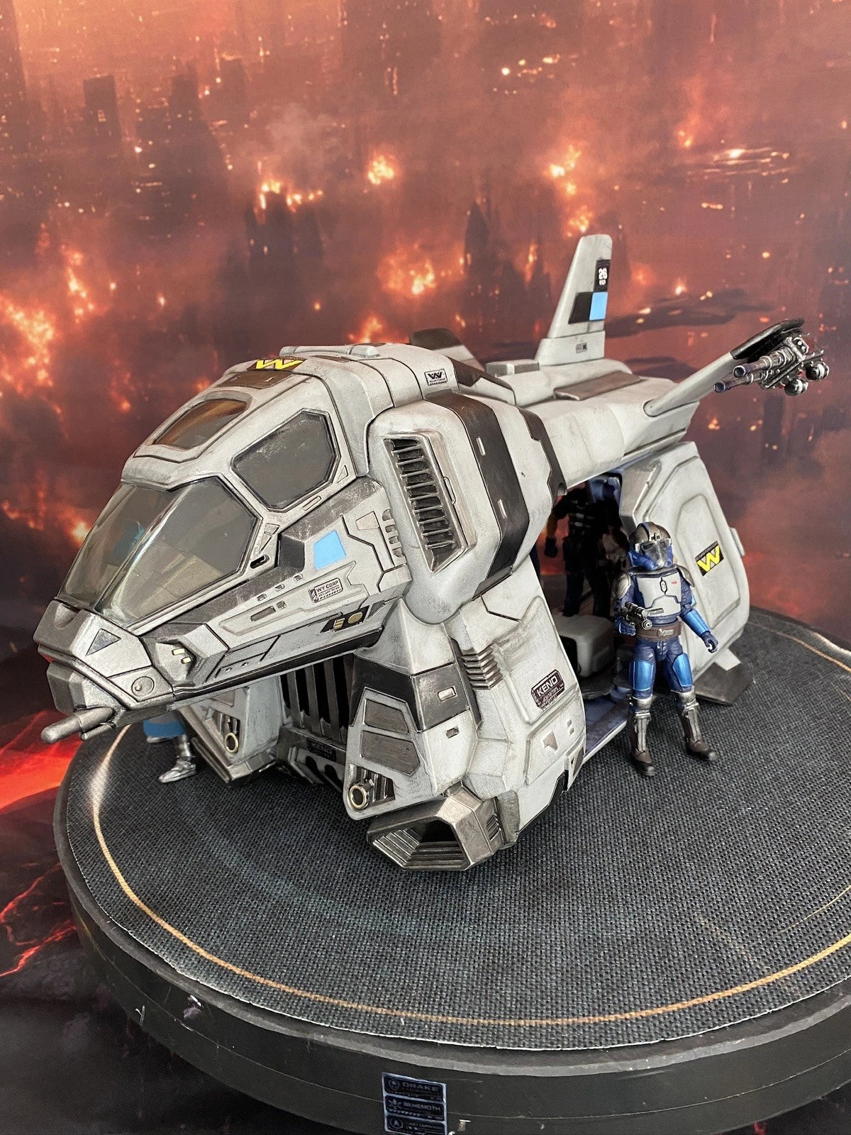 RoboCop OCP Custom Gunship Detroit Police Transport Urban Assault Battle Damaged