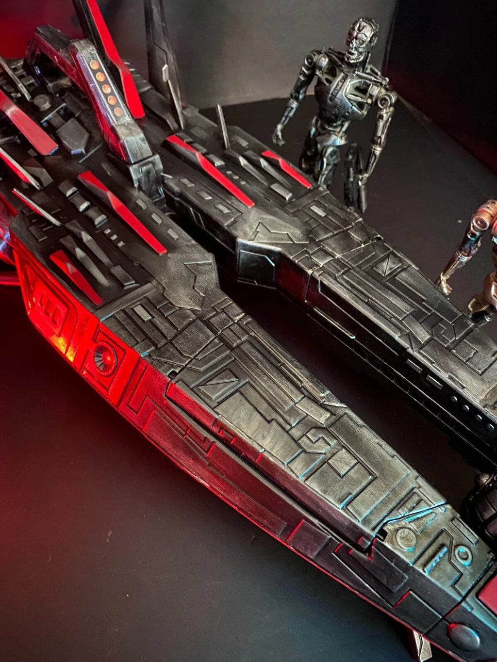 Terminator Hunter Killer Drone Skynet Cyberdyne T800 Rare Kenner Custom 57cm L - view 22