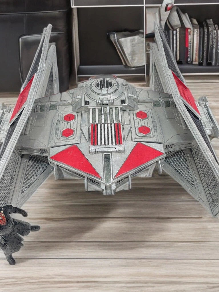 Crimson Hex Interceptor Custom Star Wars TIE Fighter Display Sith Vintage Kenner