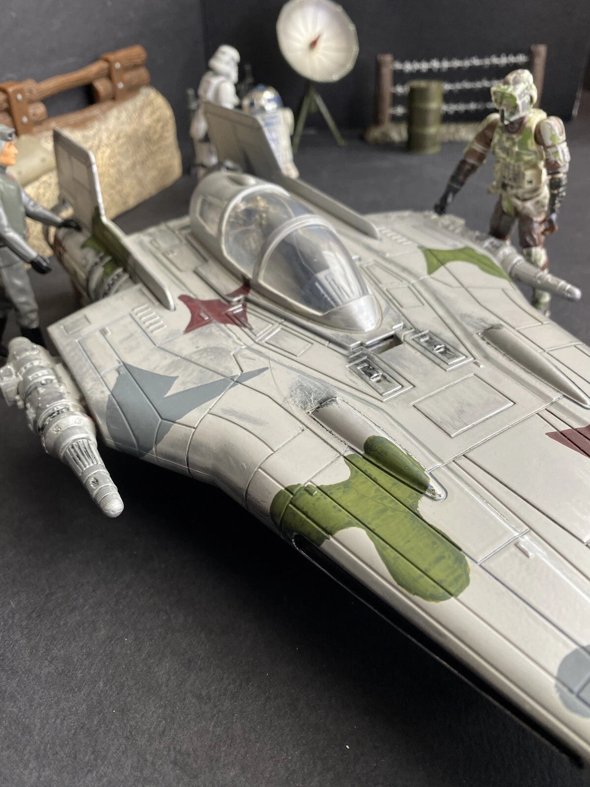A-Wing “Hunter’s Fang” –  Rebel Interceptor Kashyyyk Camo Starfighter Star Wars - view 20