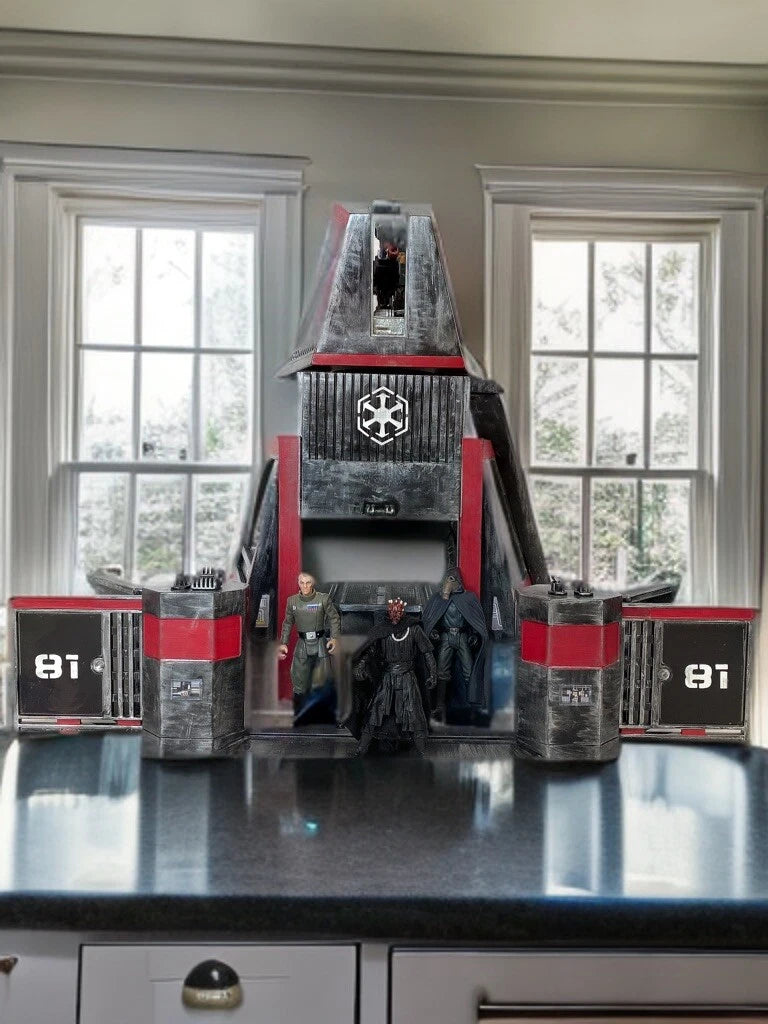Imperial Command Tower Fortress Ops Hub Custom 1:18 Hand-Built One-Off Star Wars - view 5