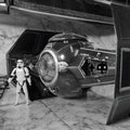 Obsidian Talon – Star Wars Andor Tie Fighter Imperial Interceptor Vintage Custom